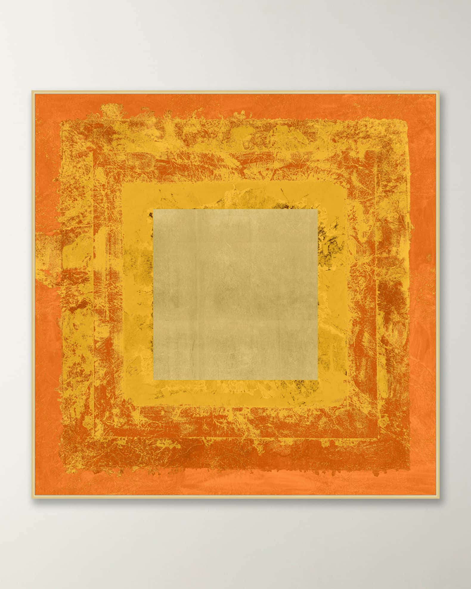 "Flaming Construction 1" Framed Giclee 0