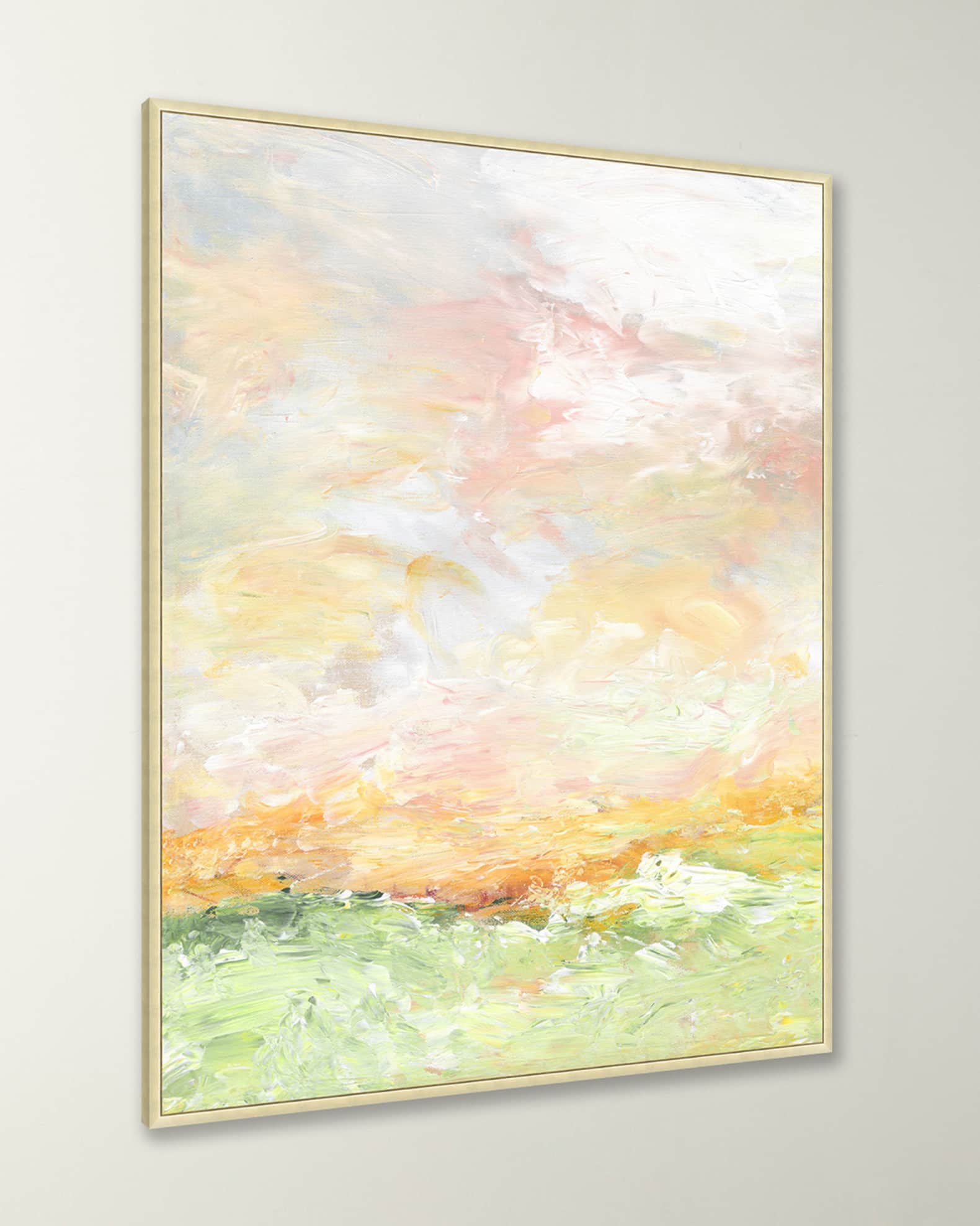 "Fiery Sunrise A" Framed Giclee 1
