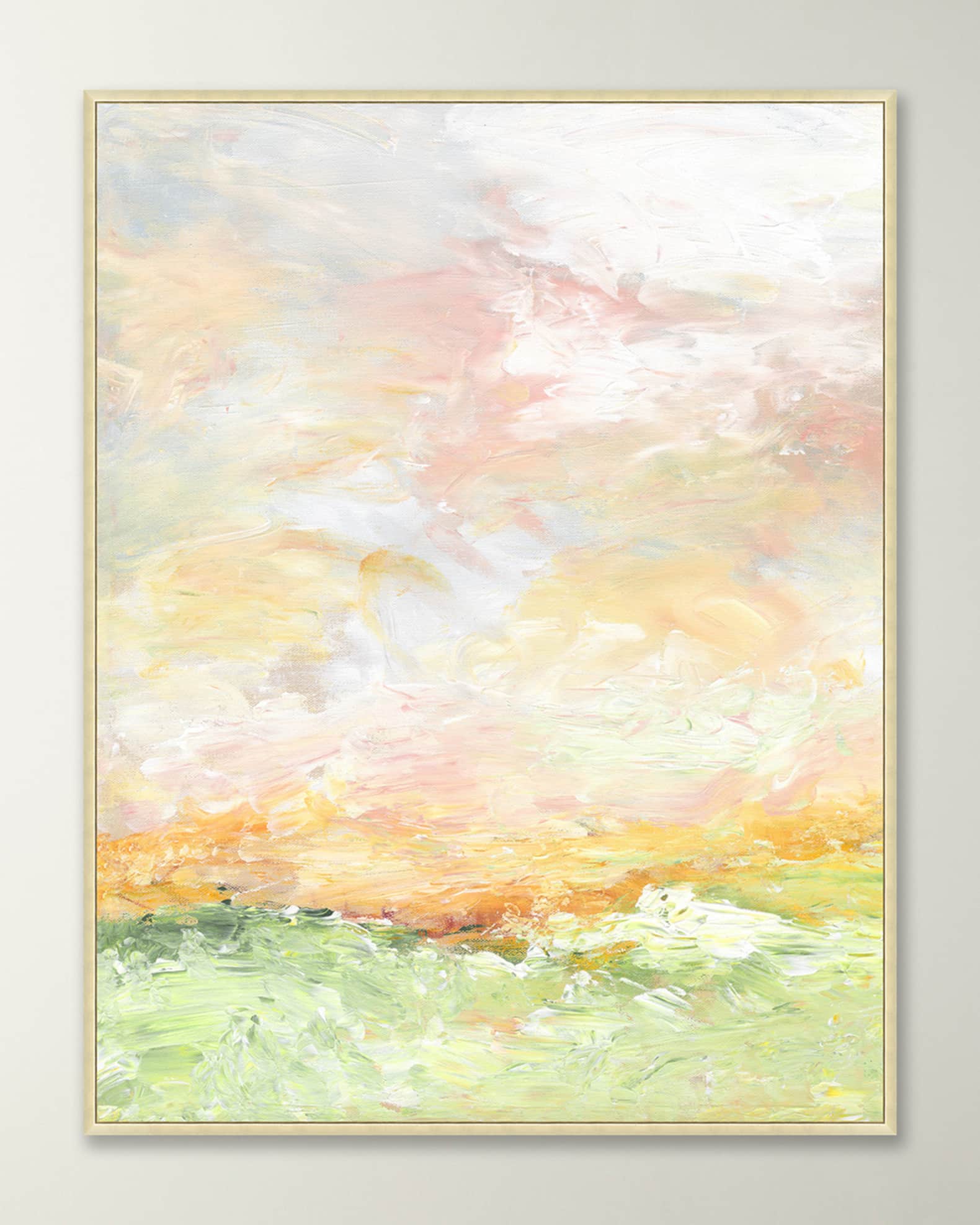 "Fiery Sunrise A" Framed Giclee 0