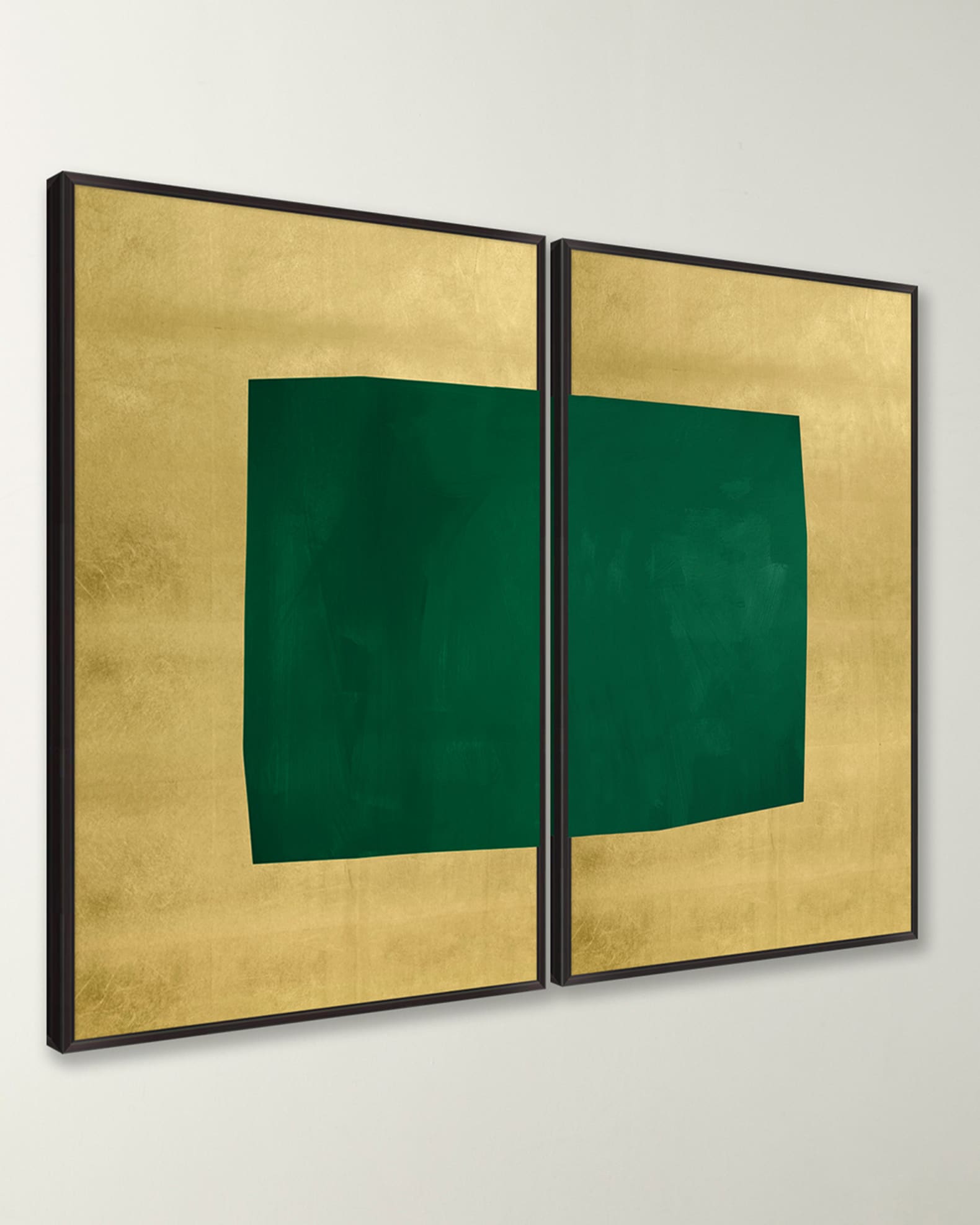 "Golden Monolith" Framed Diptych Giclee 1