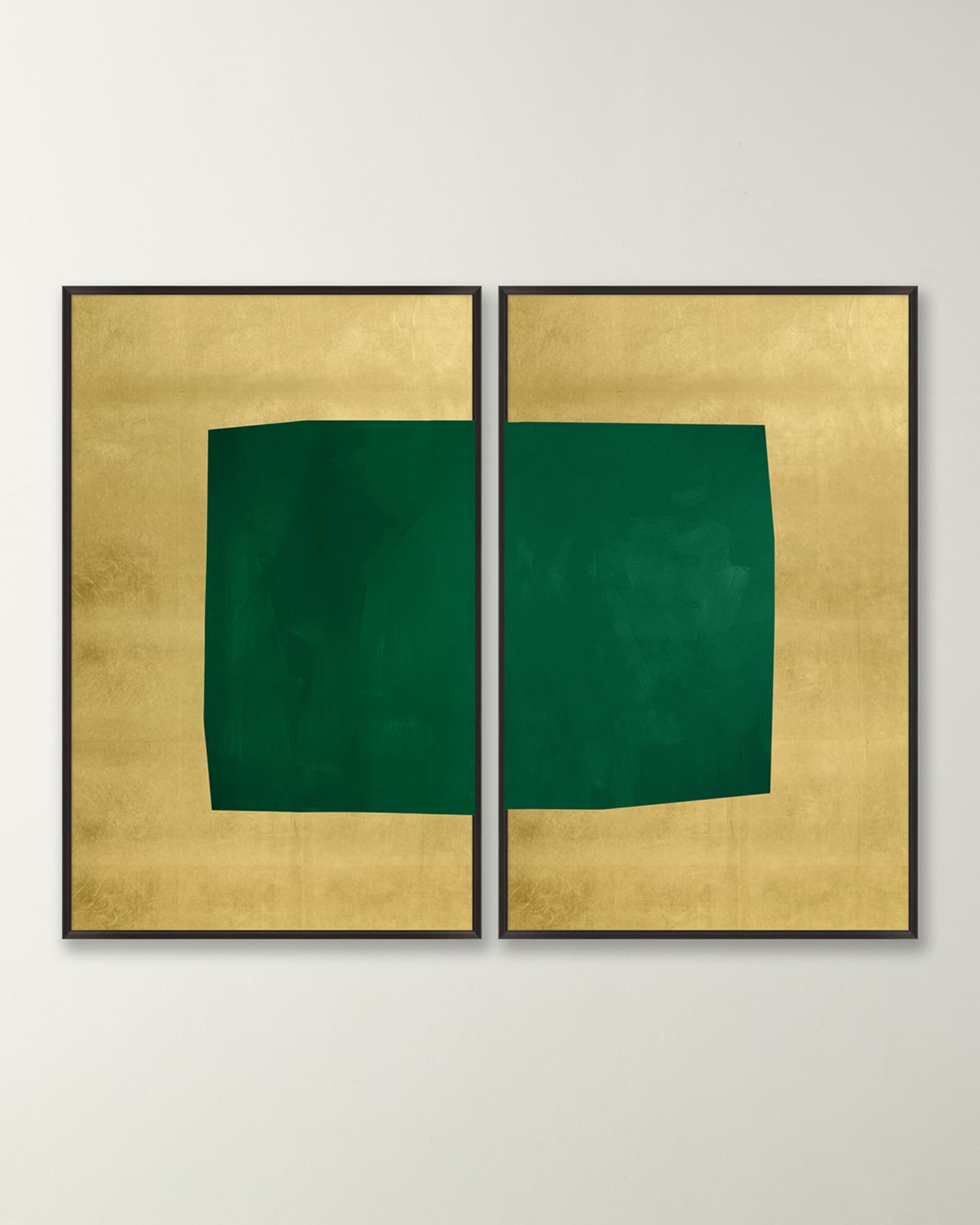 "Golden Monolith" Framed Diptych Giclee 0