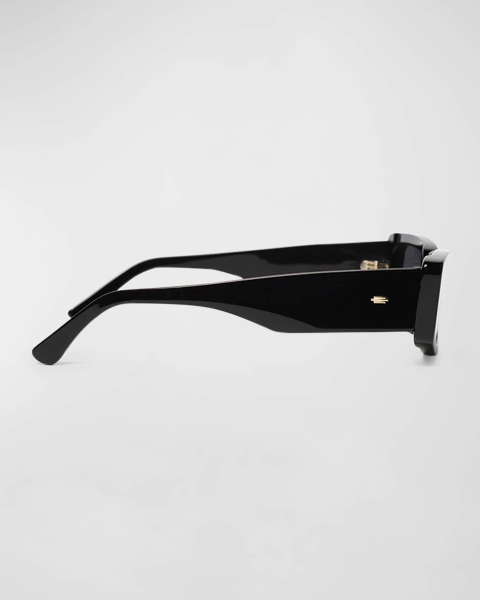 Concept 2 Black Acetate Cat-Eye Sunglasses - Thumbnail 2