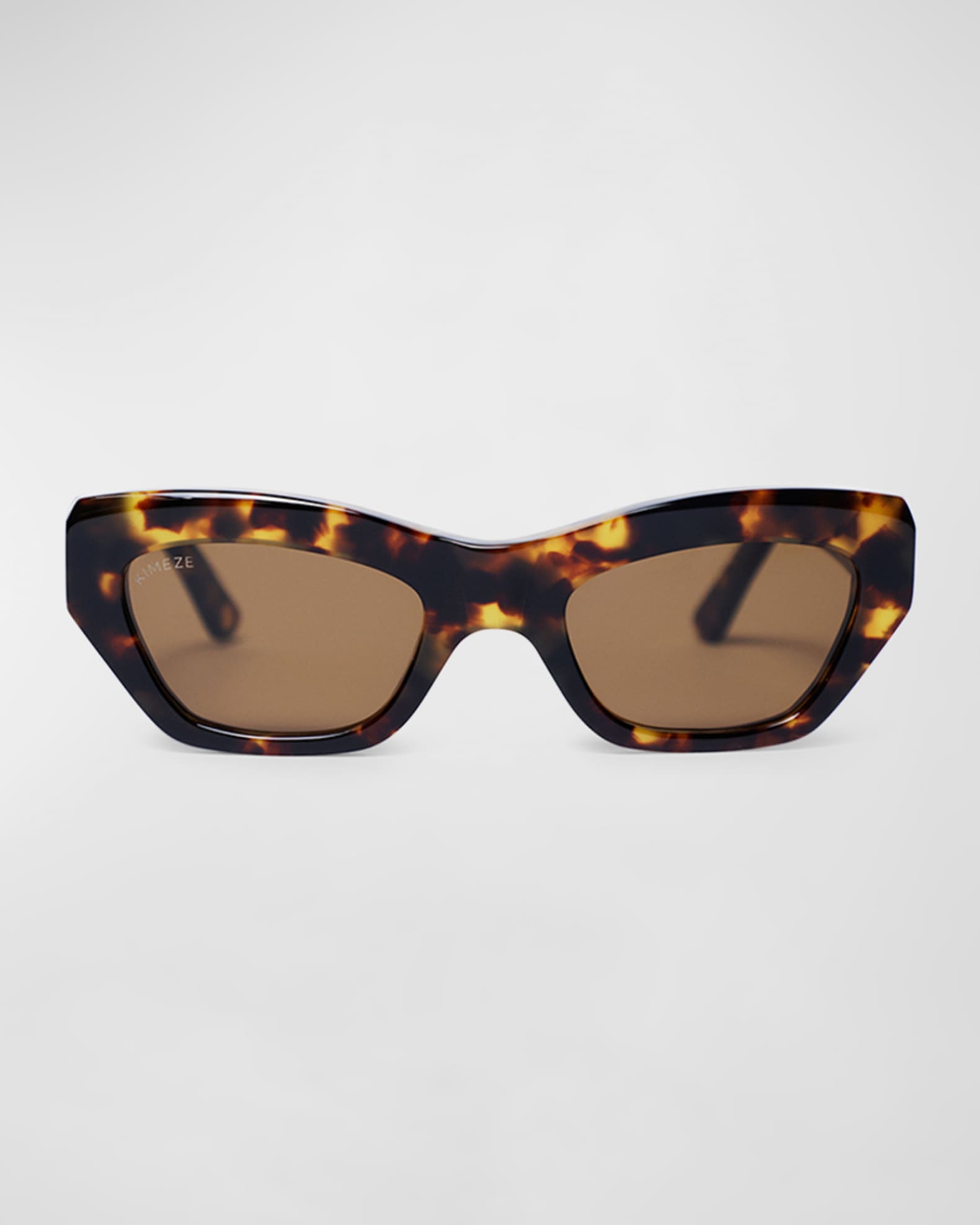 KIMEZE Concept 3 Havana Acetate Cat-Eye Sunglasses