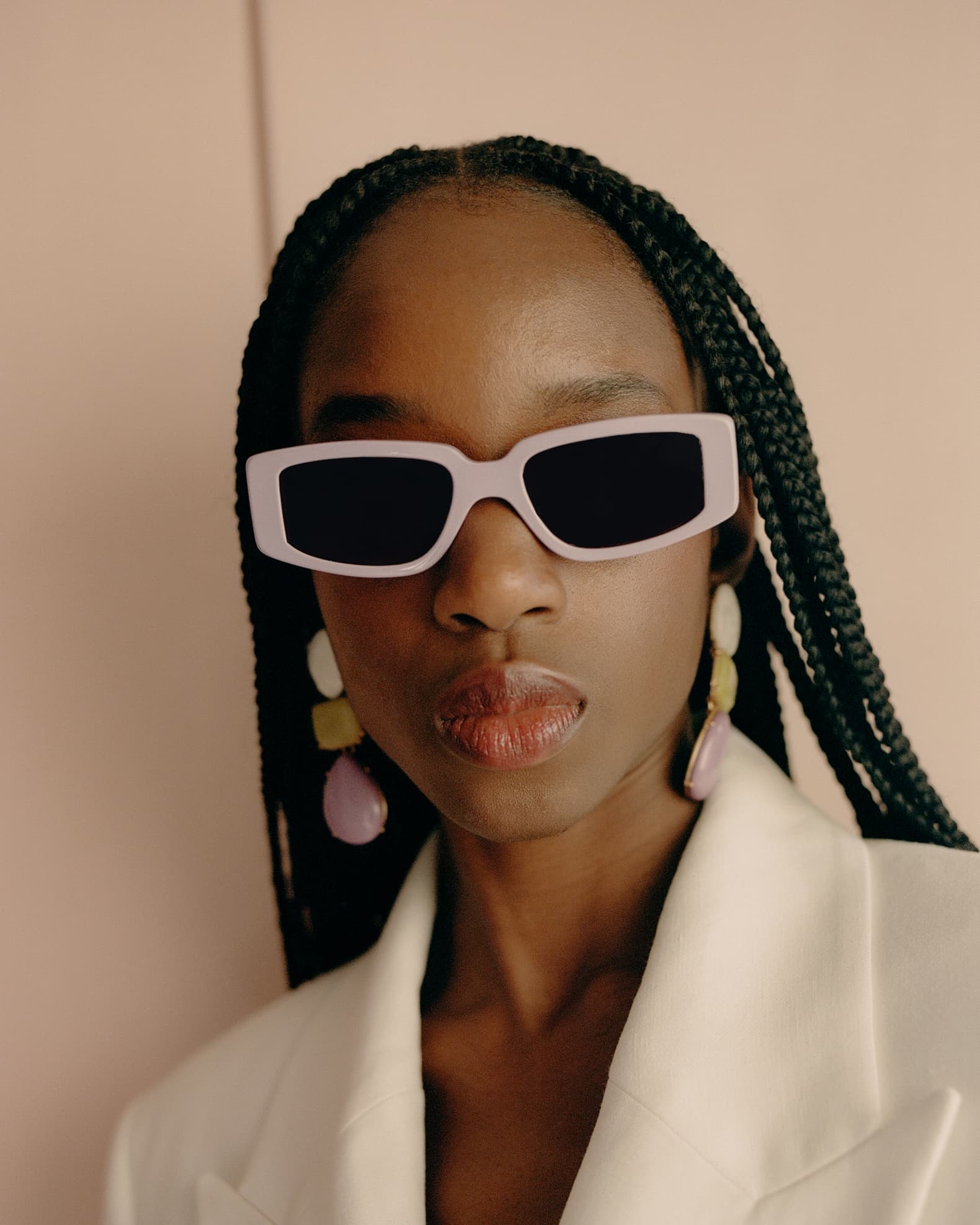 KIMEZE Concept 2 Purple Acetate CatEye Sunglasses Neiman Marcus