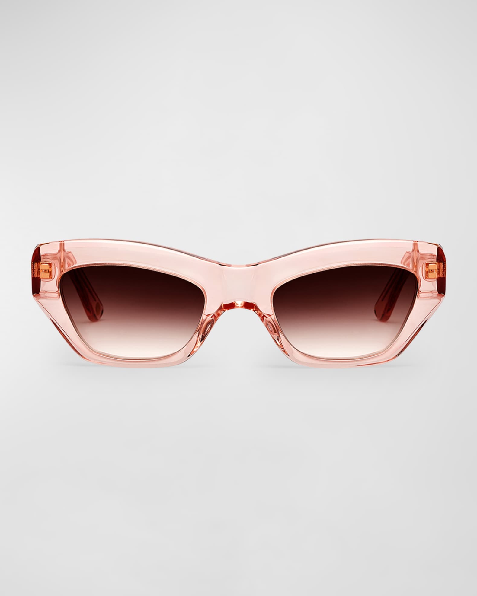 KIMEZE Concept 3 Pink Acetate Cat-Eye Sunglasses | Neiman Marcus