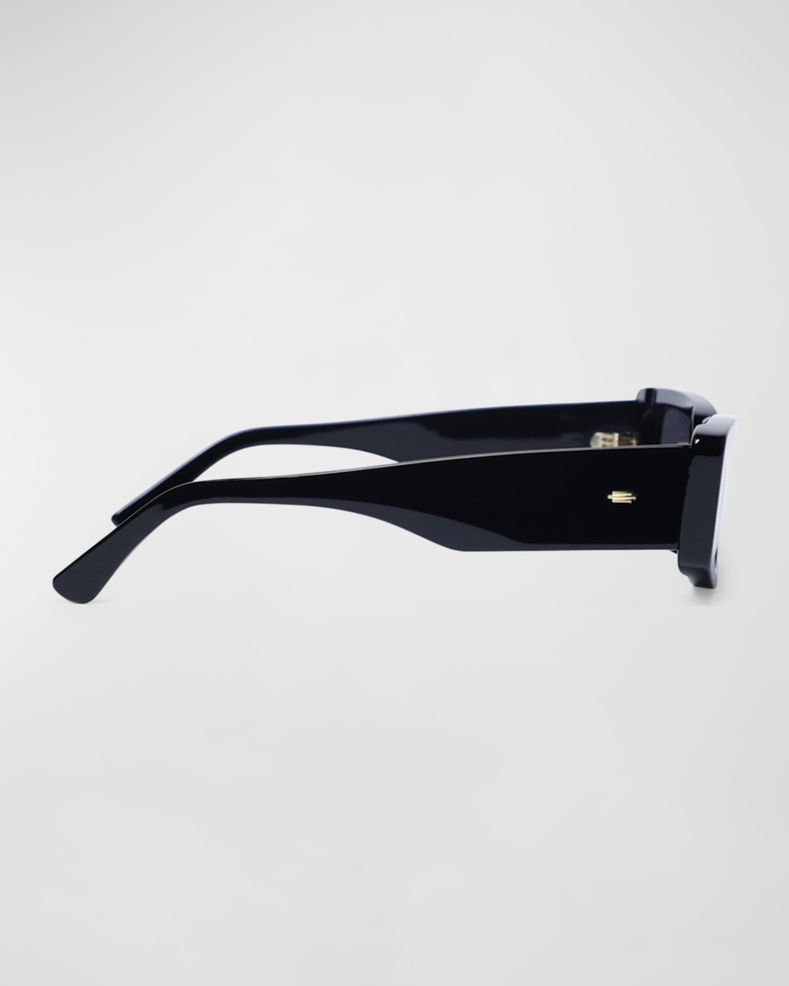 Concept 1 Black Acetate Cat-Eye Sunglasses  1