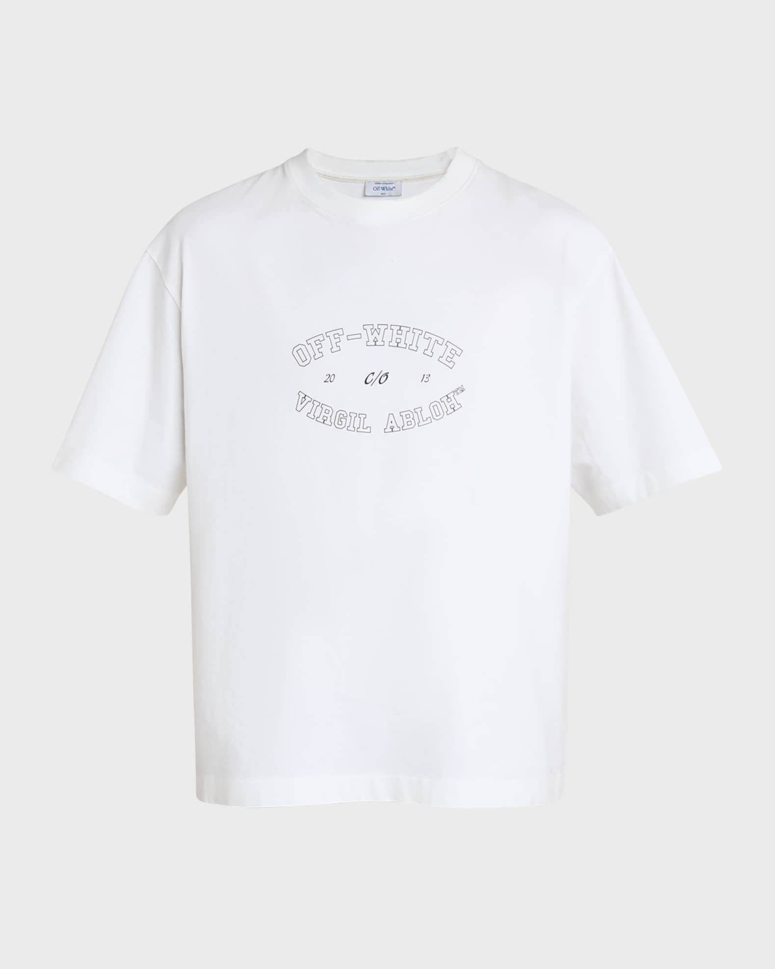 Off white college shirt outlet