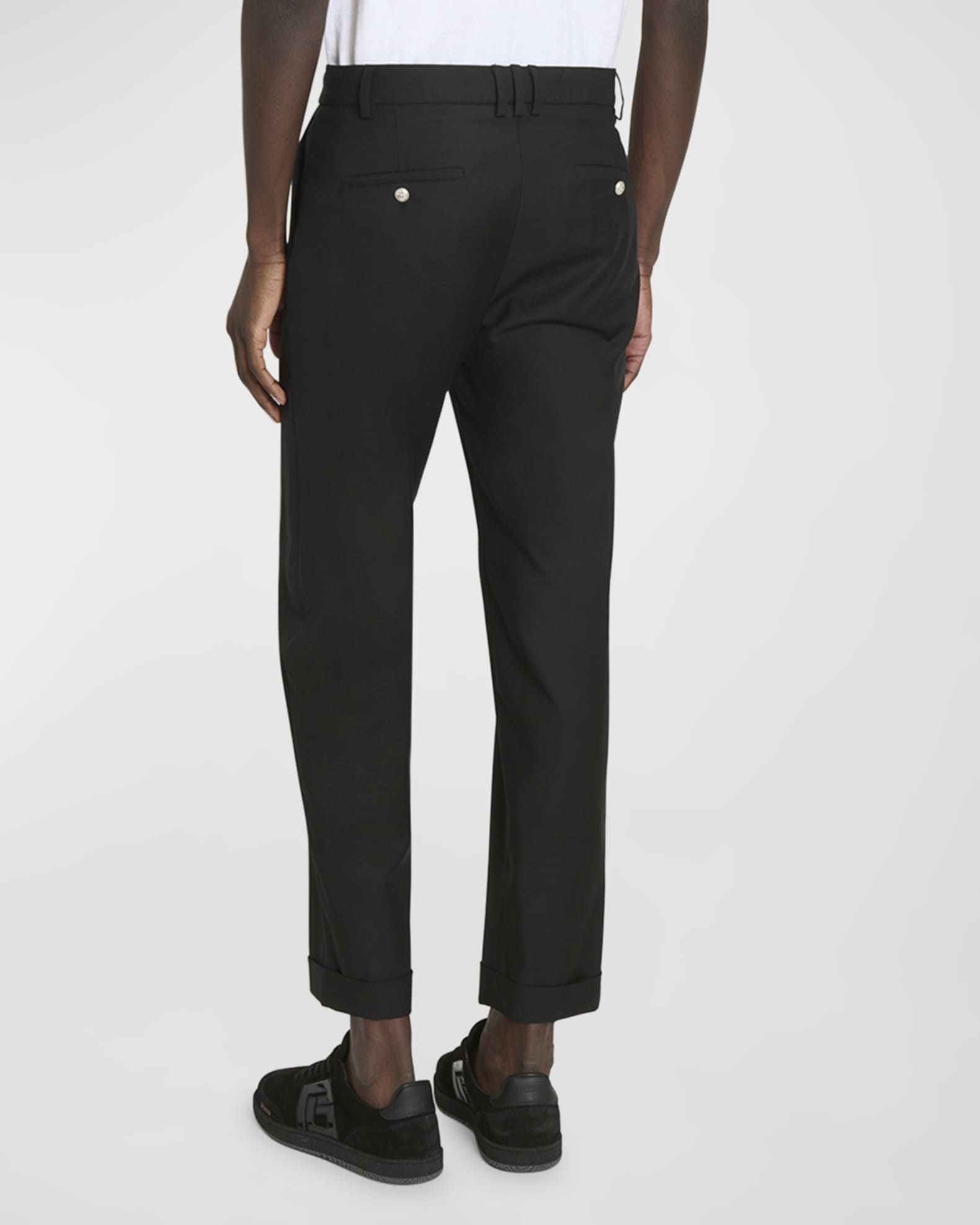【即納&大特価】 Wool Tailored Men's Balmain Straight-Leg Marcus Neiman | Pants パンツ