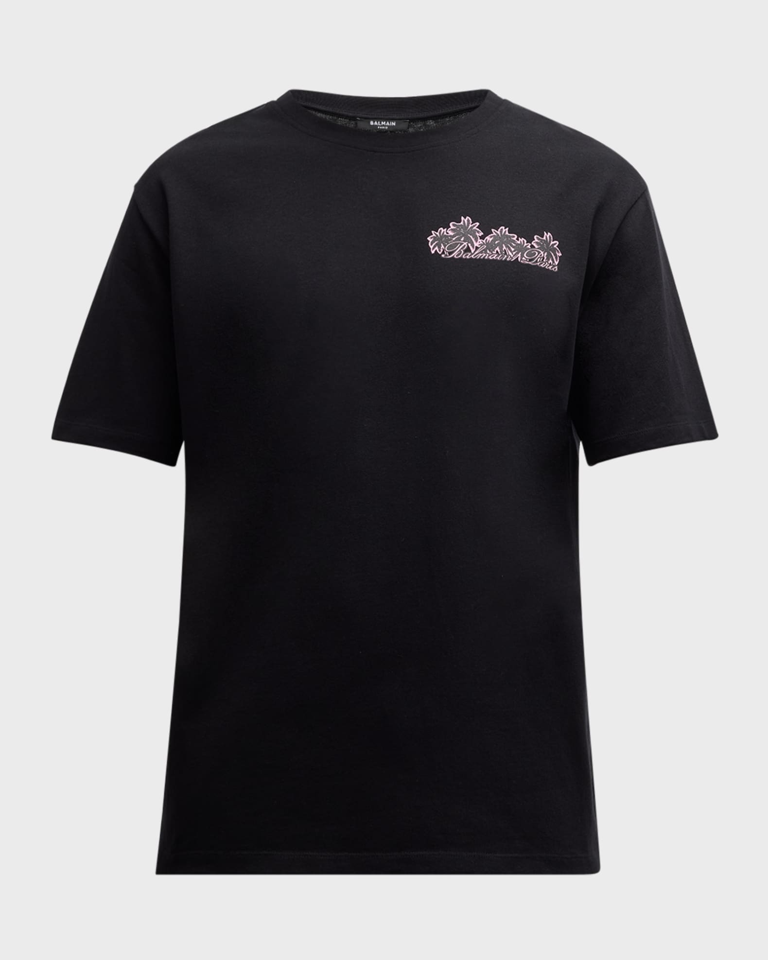 Balmain paris t shirt mens store