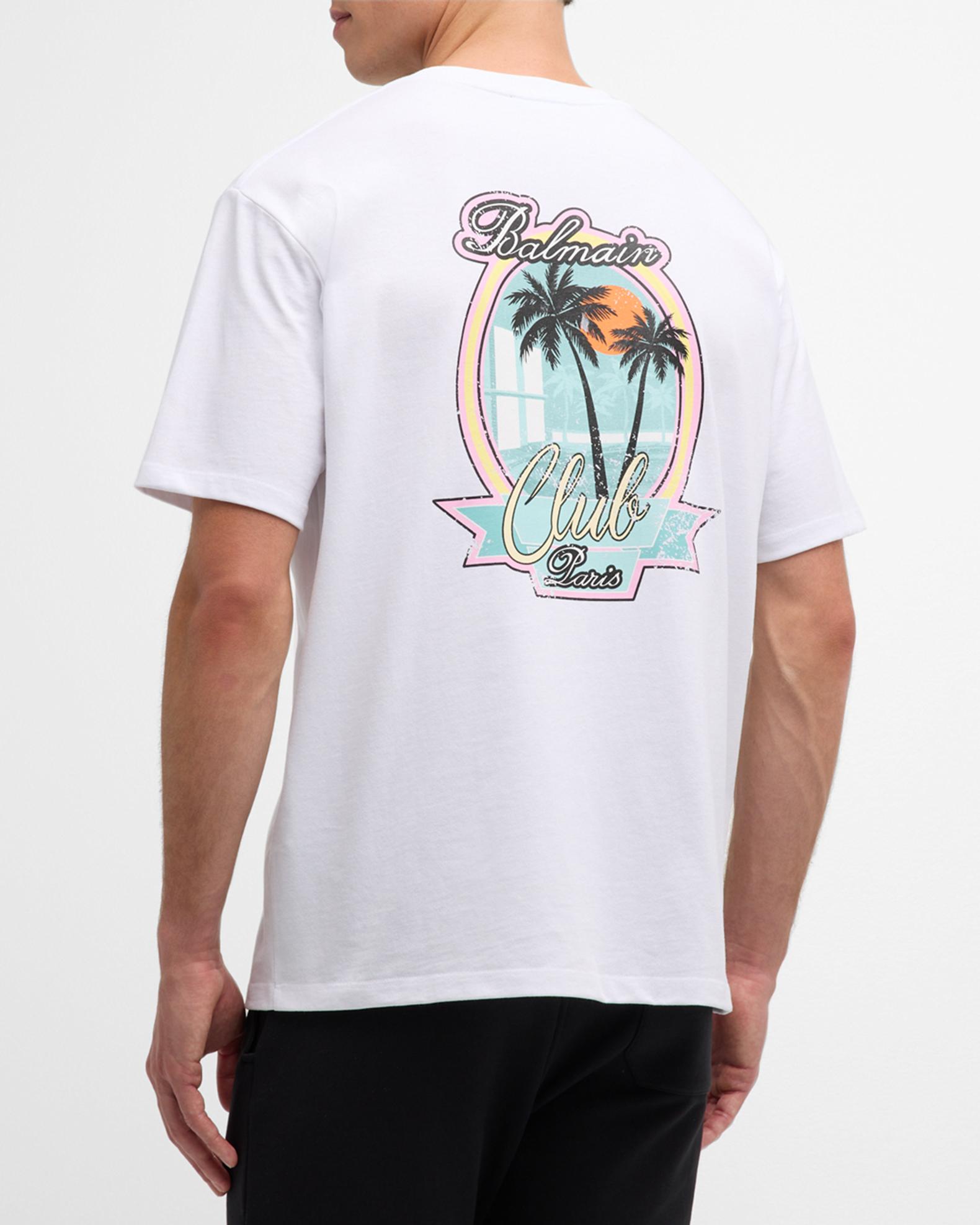 thumbnail interactive-video image 1 of Balmain Paris Style T-Shirt - Black Graphic Print Short Sleeve - Men's Size L - Gildan 5000 1 of 4