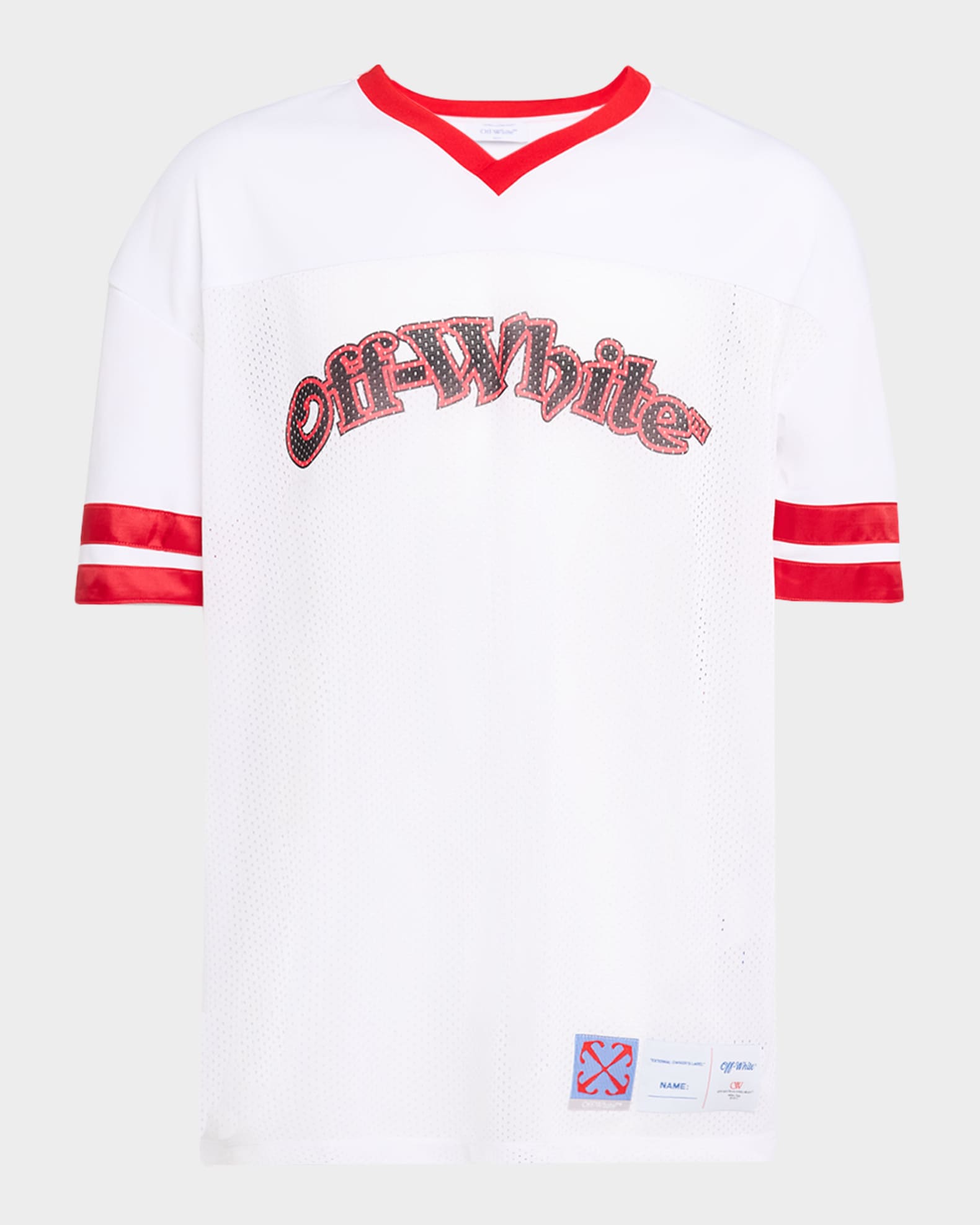 Off white football tee shop