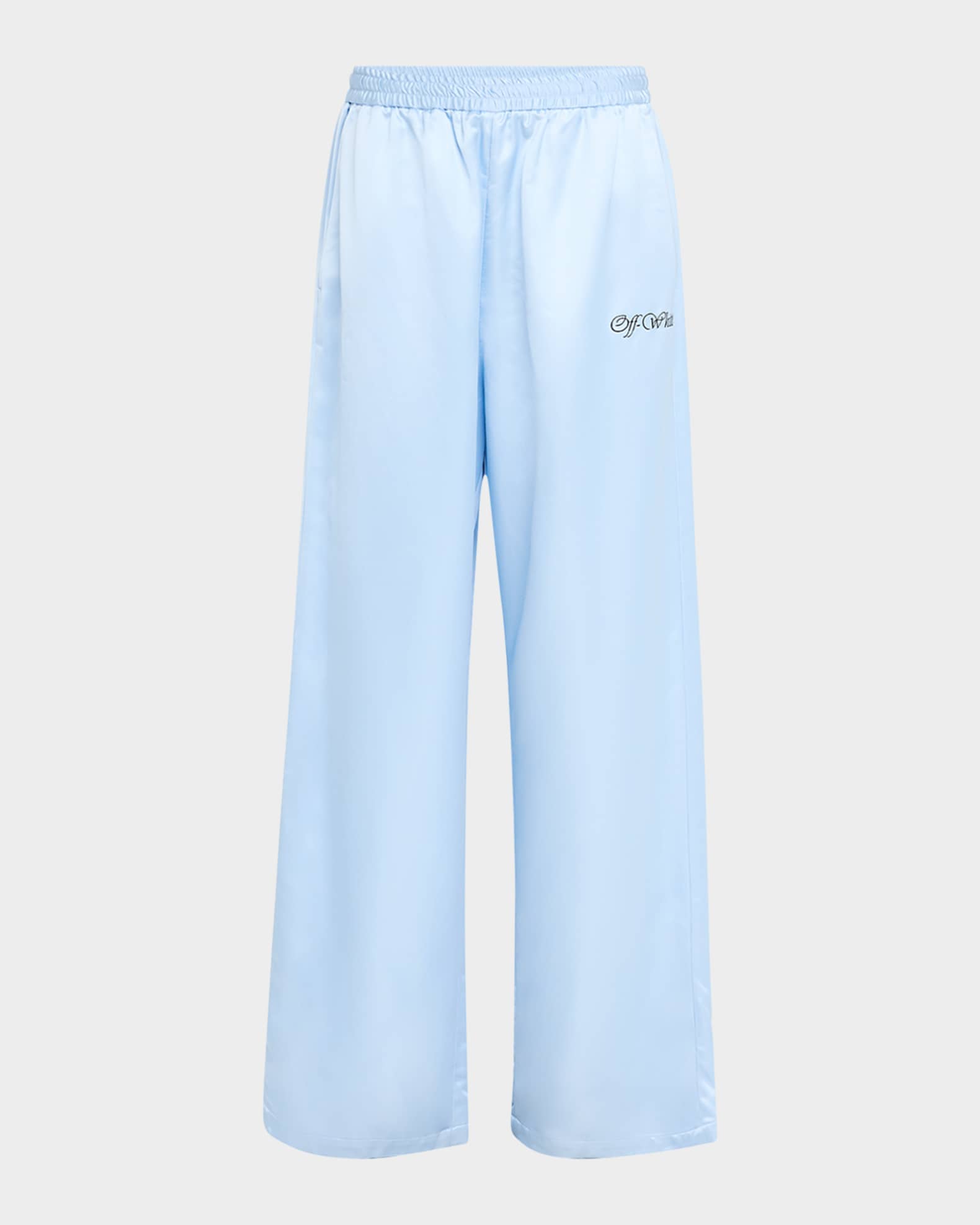 Off White Men s Satin Jogger Track Pants Neiman Marcus