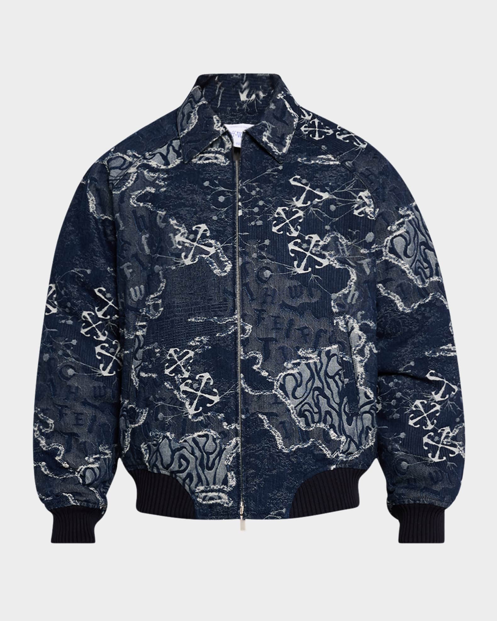 Men s Camo Jacquard Bomber Jacket