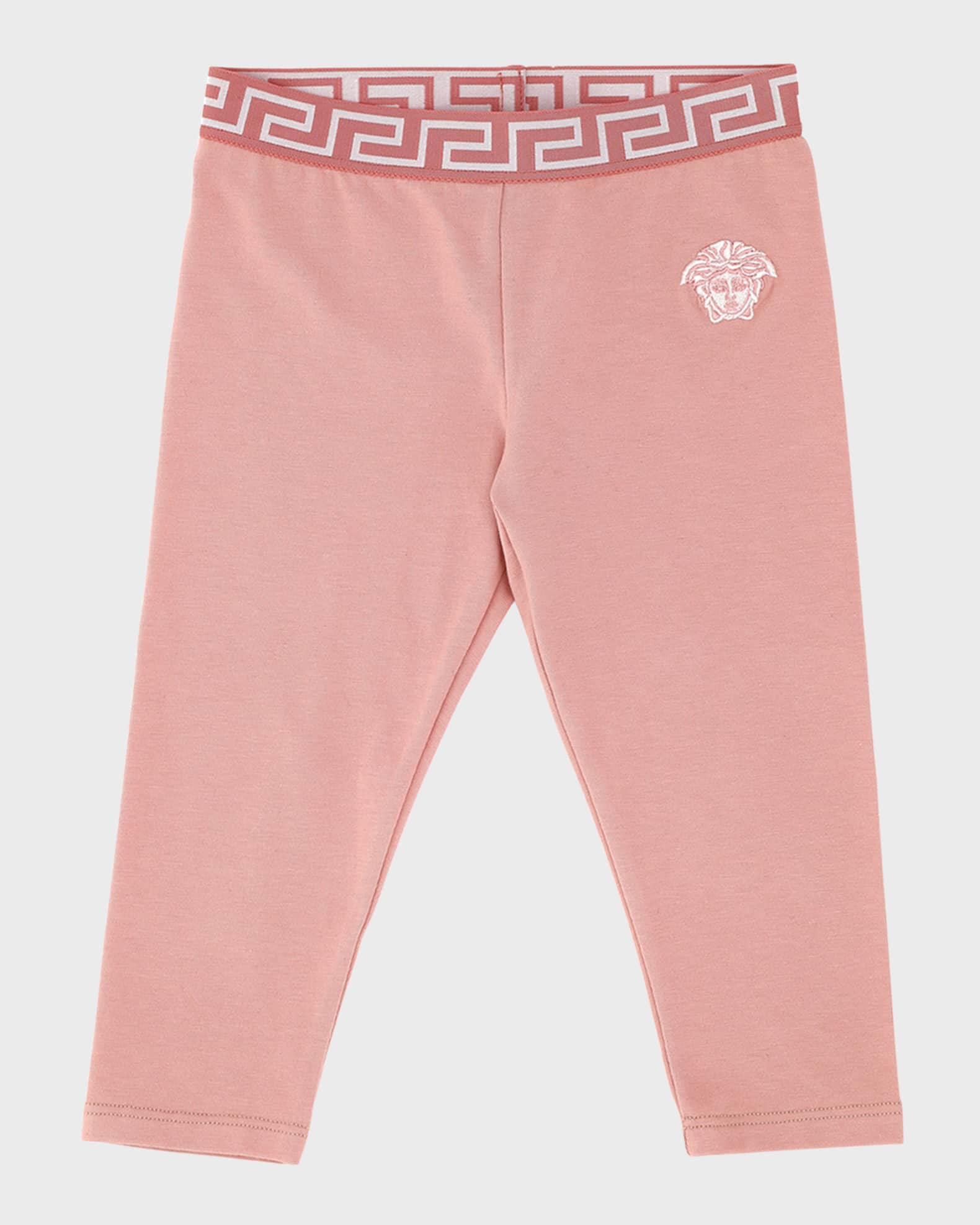 Versace Girl's Greca Border Active Leggings, Size 9M-3