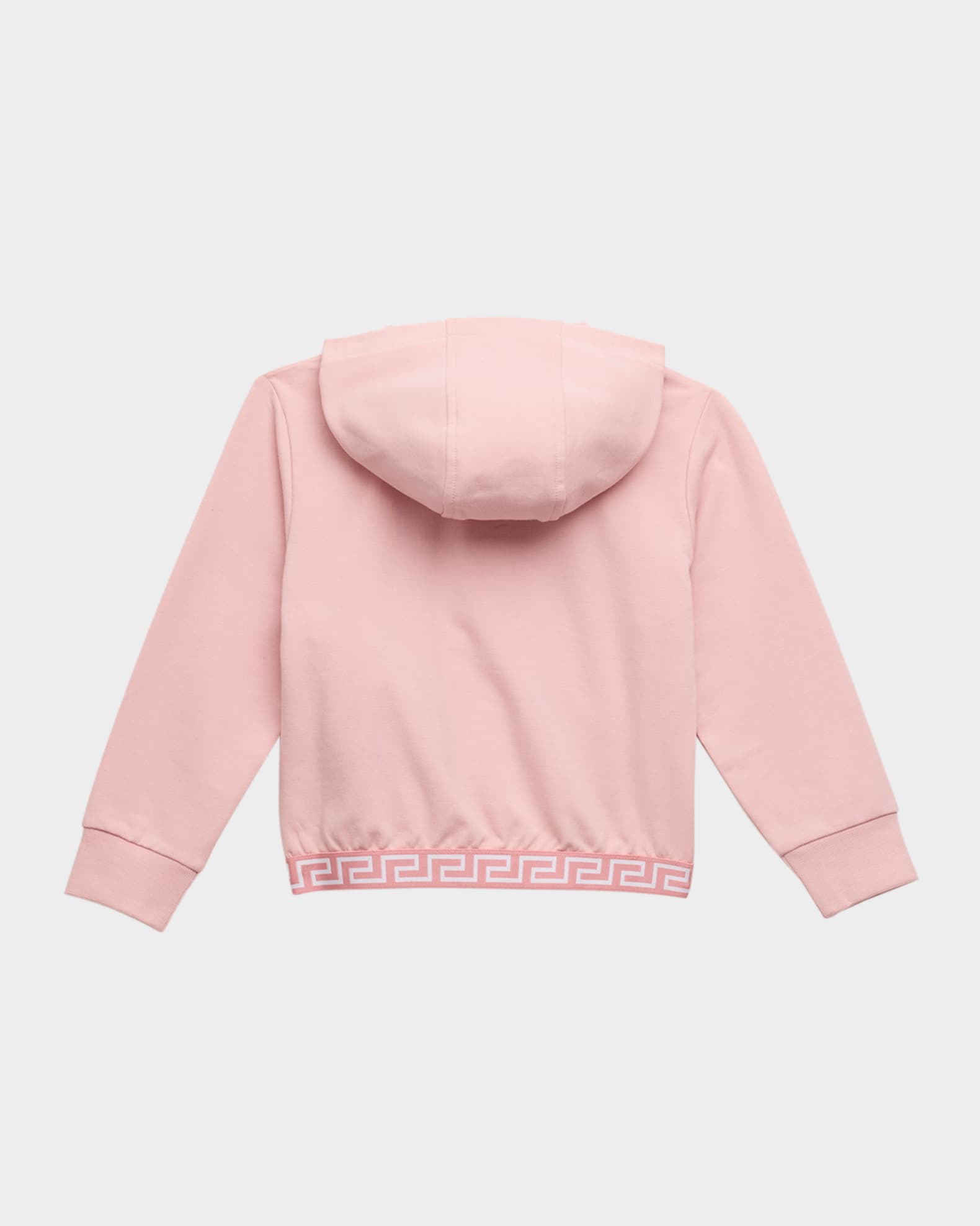Girl's Greca Trim Hoodie, Size 9M-3 1
