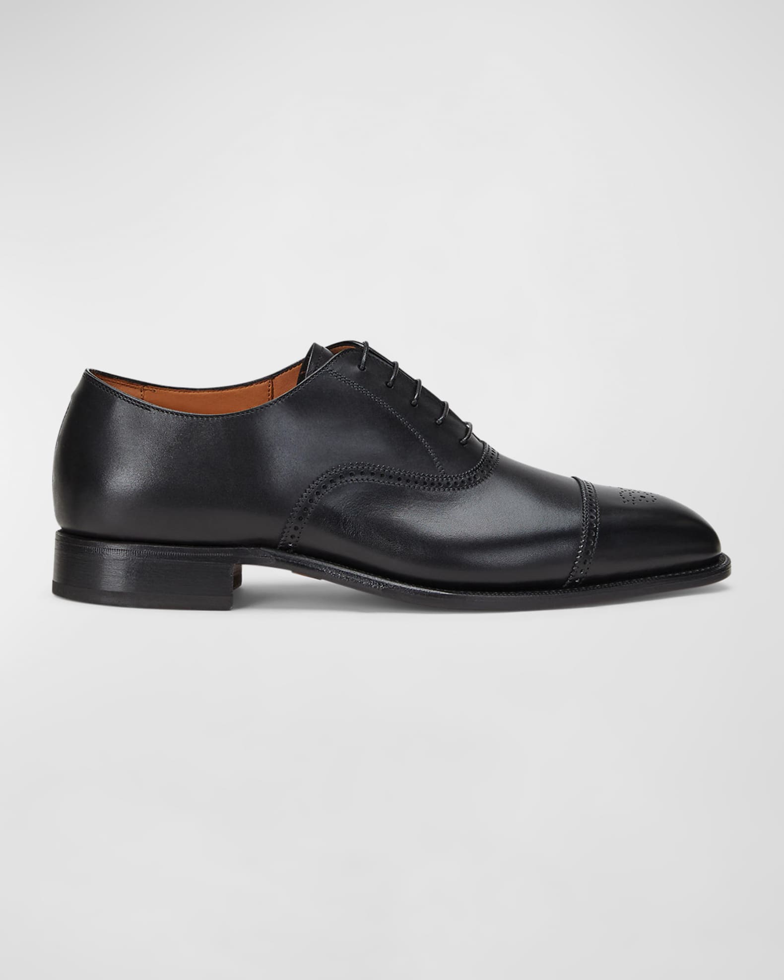Men's Denver Cap-Toe Leather Oxfords 0