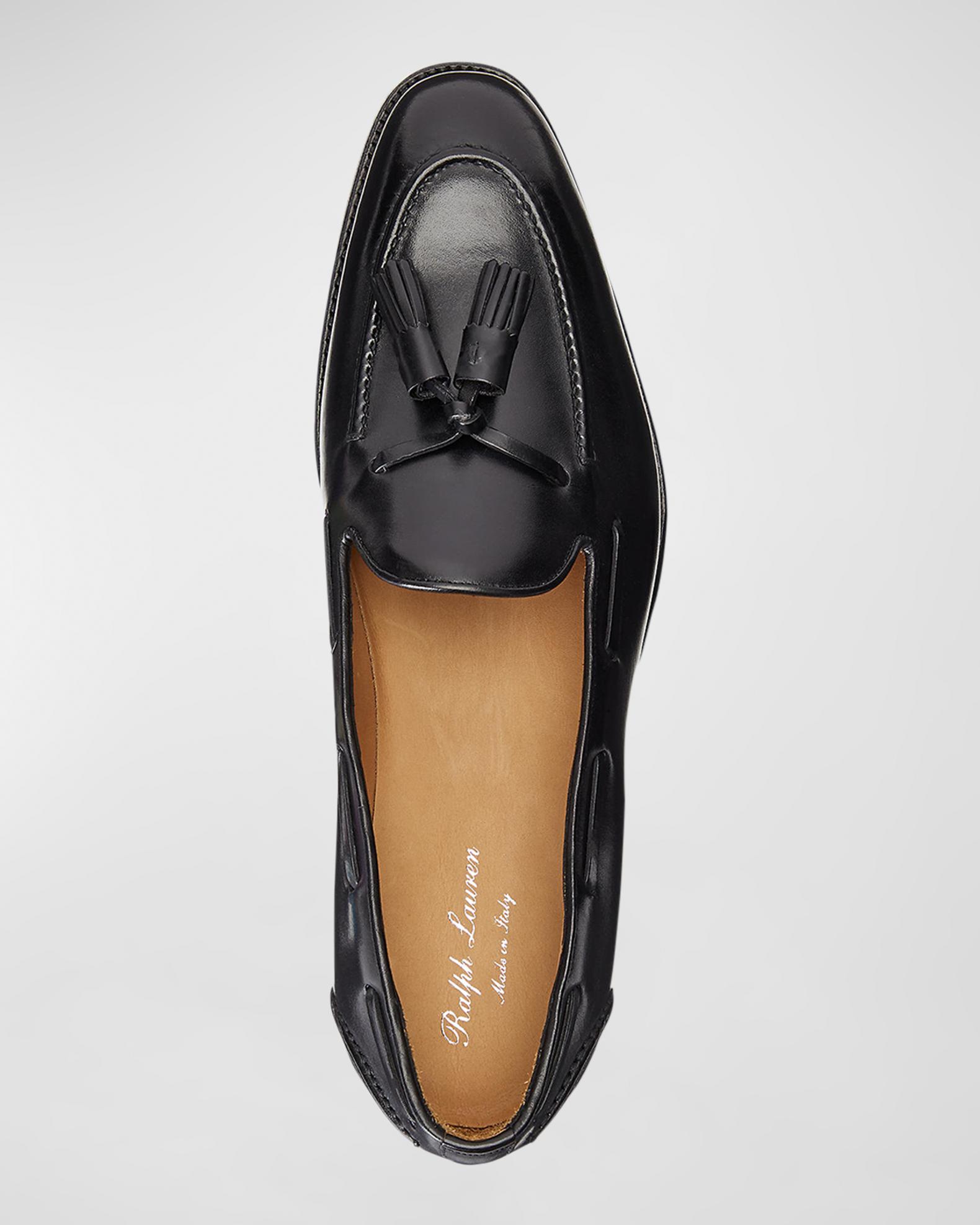 Ralph Lauren Purple Label Luther Tassel Calfskin Loafer  display picture 3