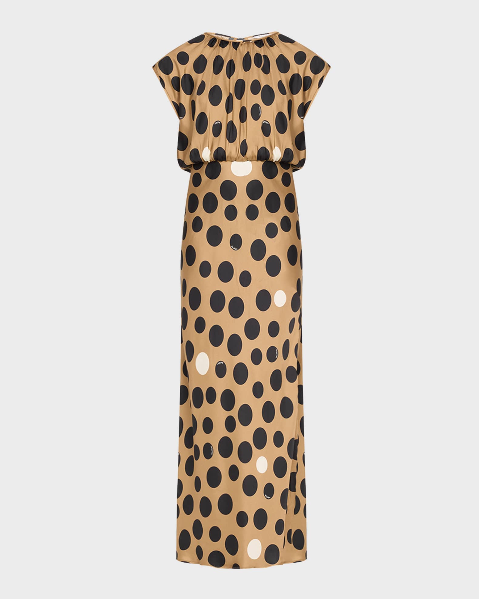 Max Mara Juglas Spotted Maxi Dress