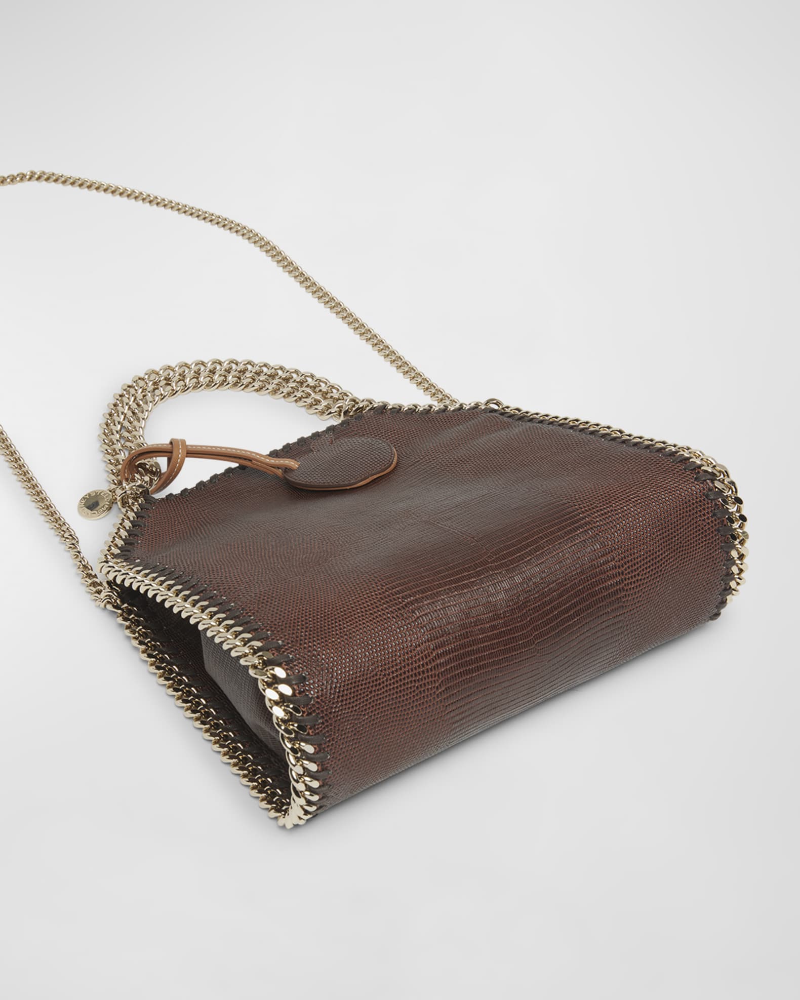 Falabella Mini Scale-Embossed Vegan Leather Tote Bag 1