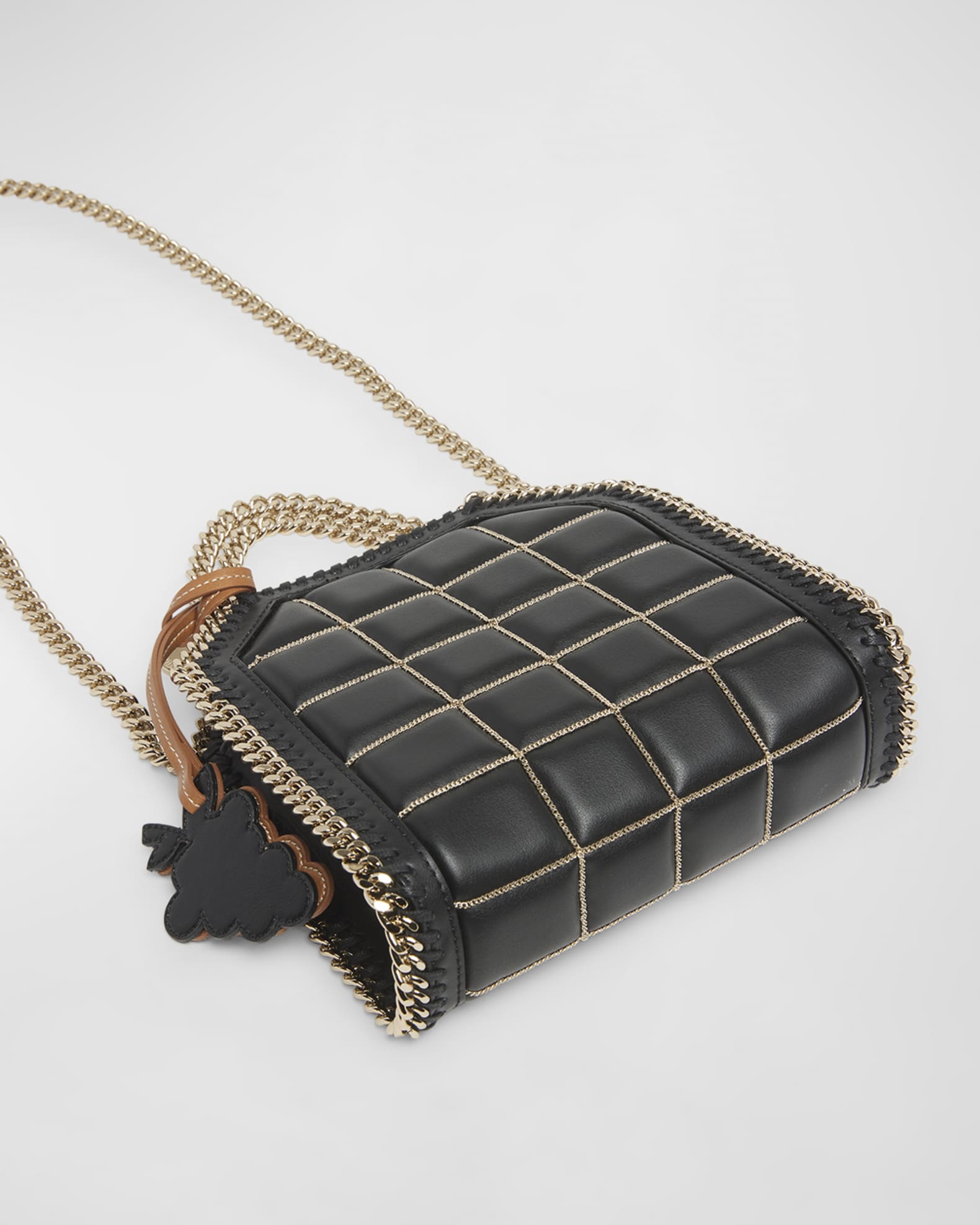Stella mccartney mini round monogram bag online