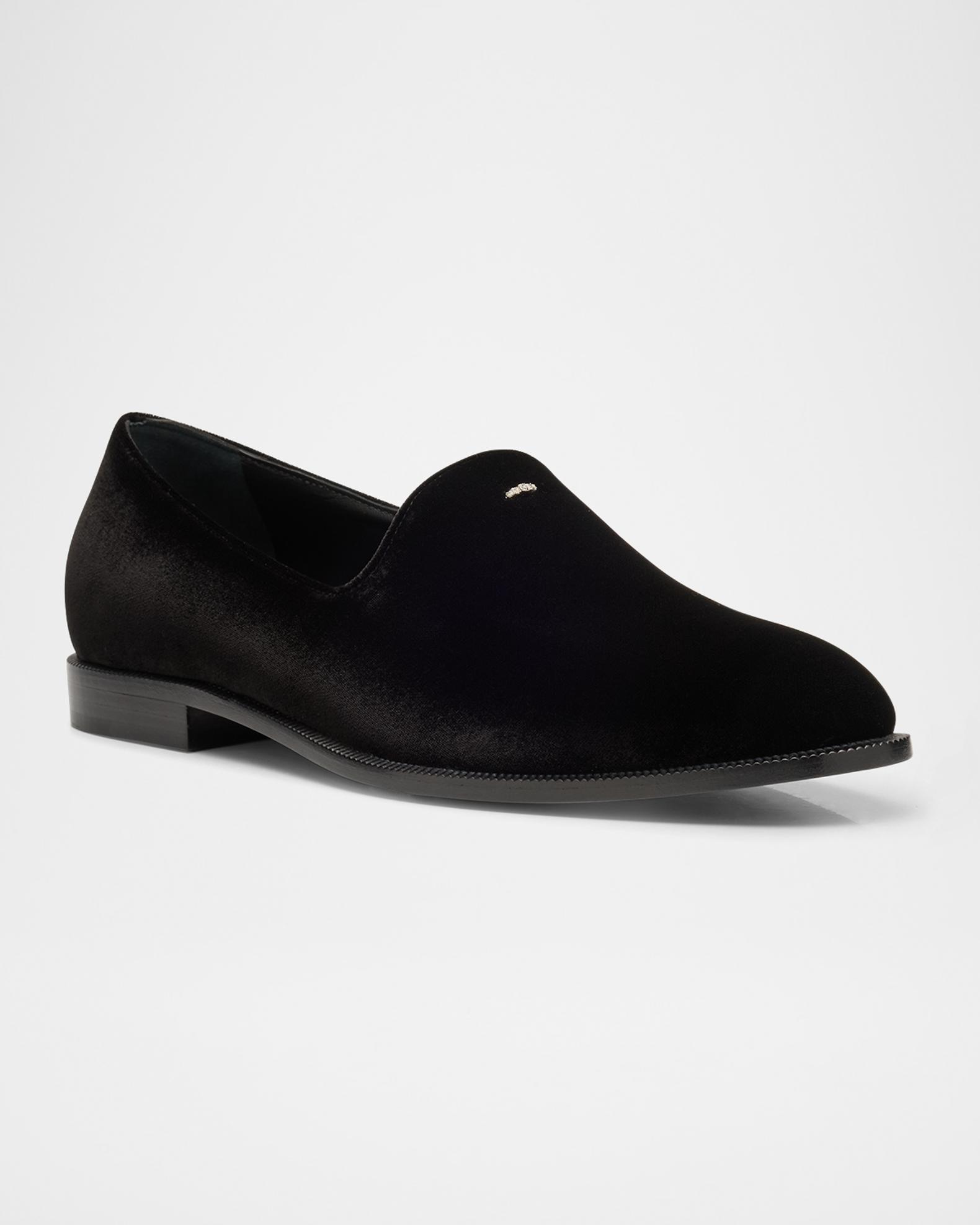NasonMoretti Black Loafers with Shimmery Embellishments Amazon.com | SHODENSE Black Rhinestone Loafers for Women  main image 2