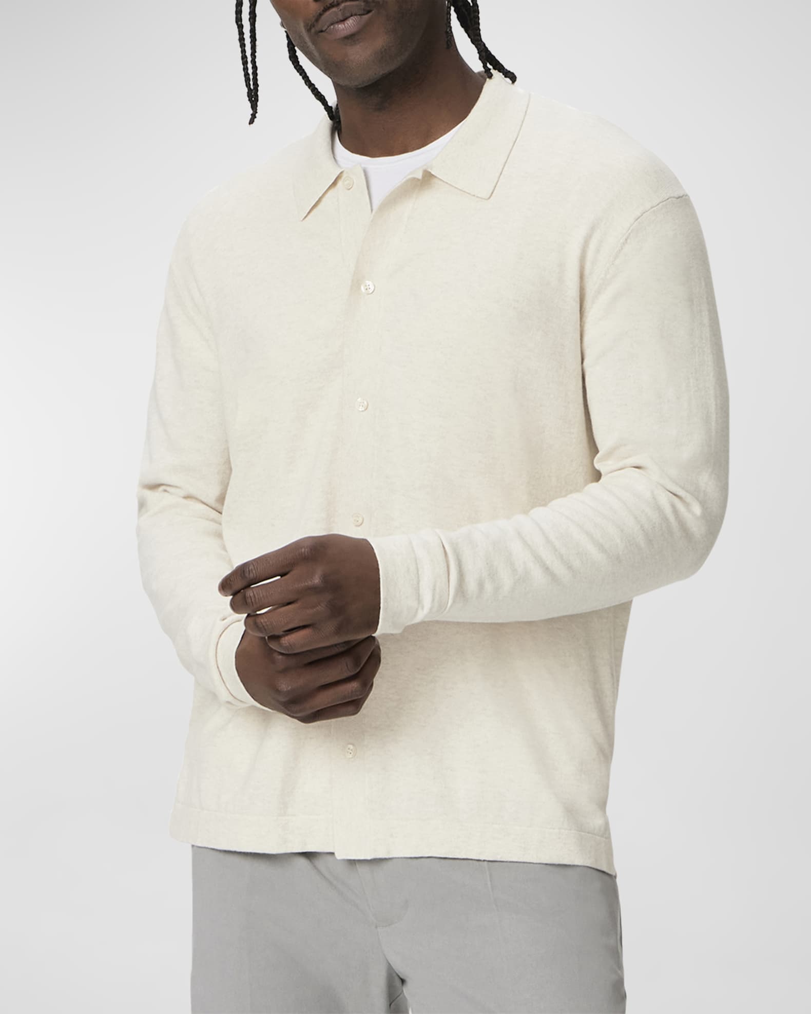 Men s Jude Button Down Sweater Shirt