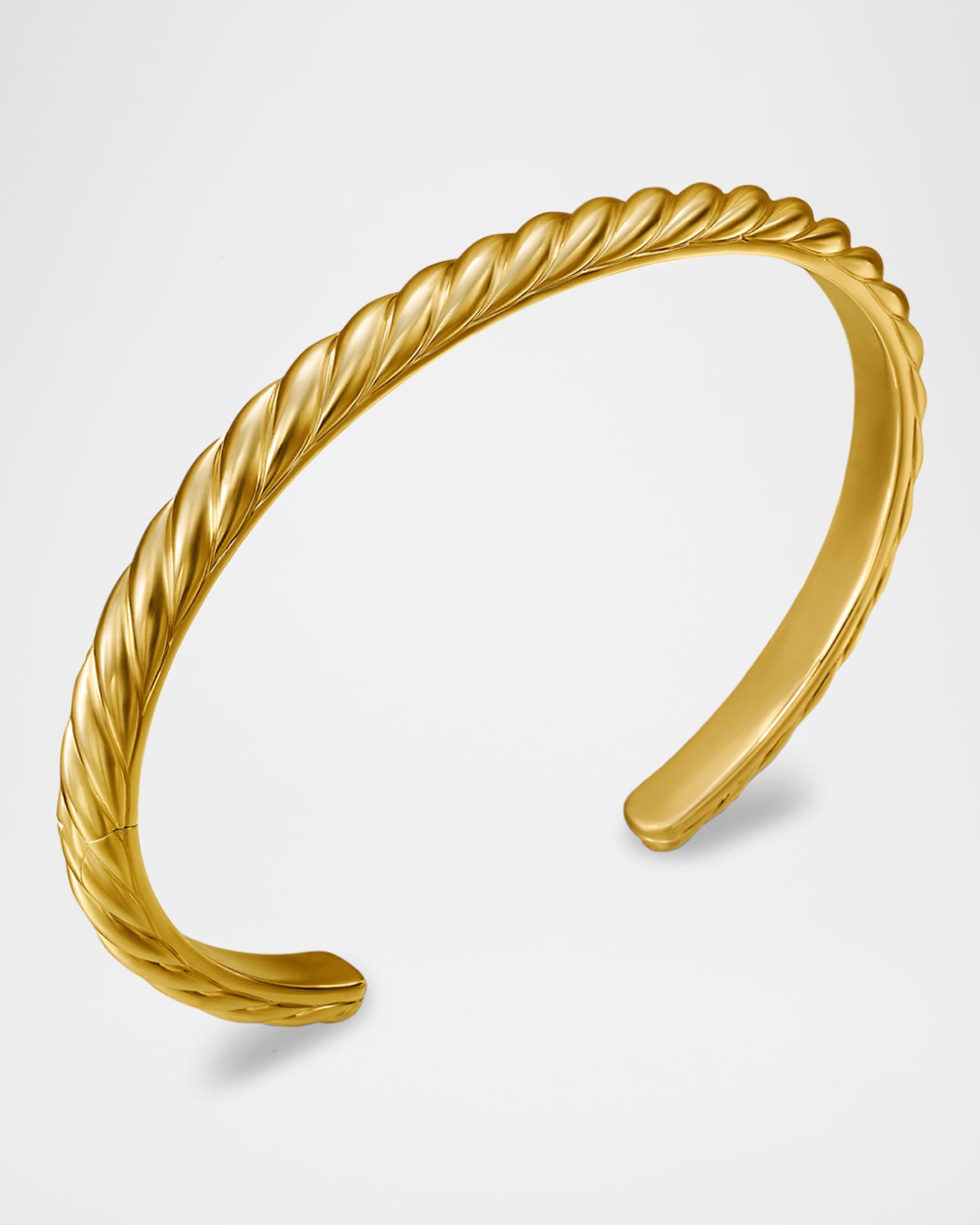 Cuff Bracelet 18 Carat Gold Mens Bracelet David Yurman Men's