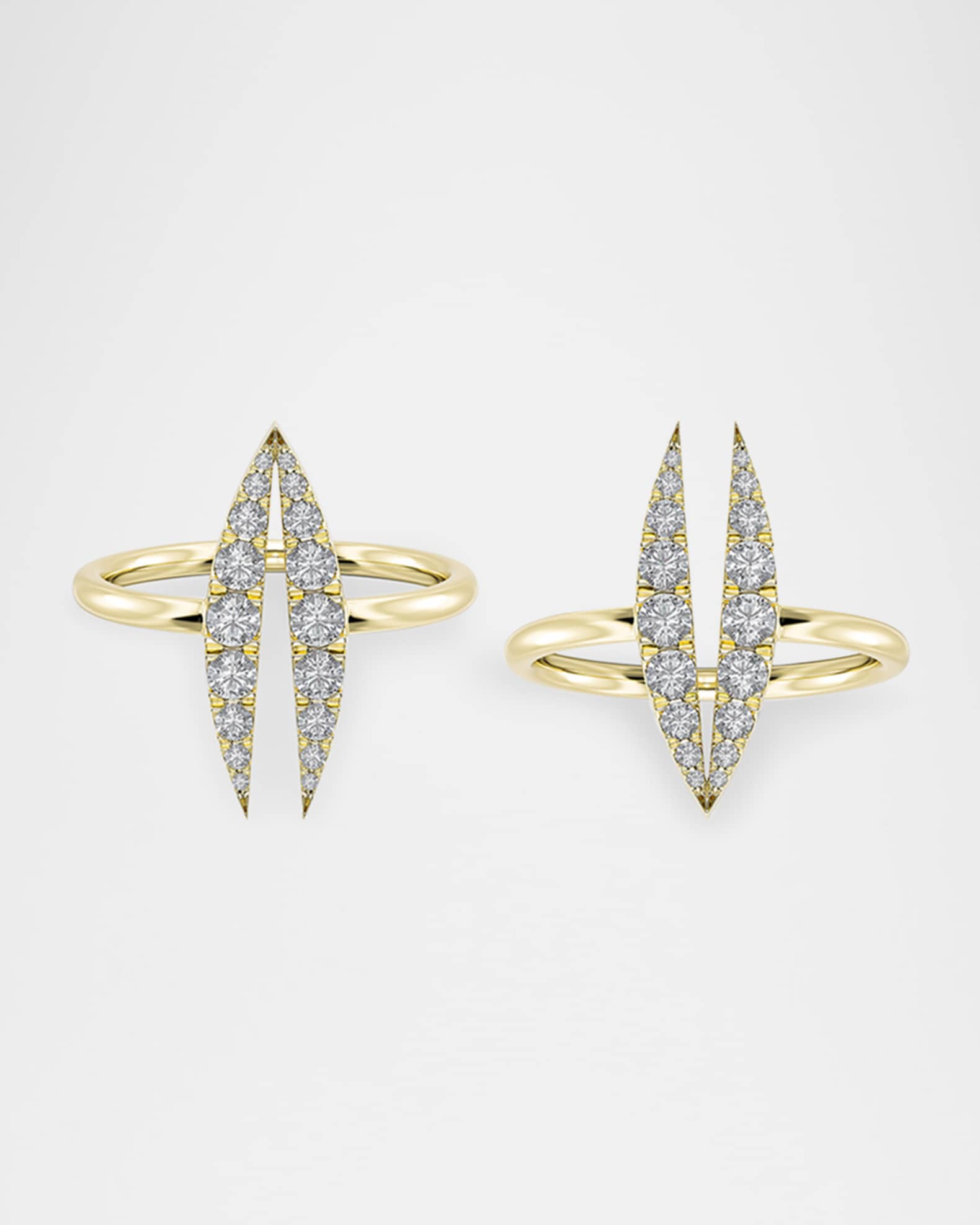 Lotus Bloom Trio Rings, Set of 3 1