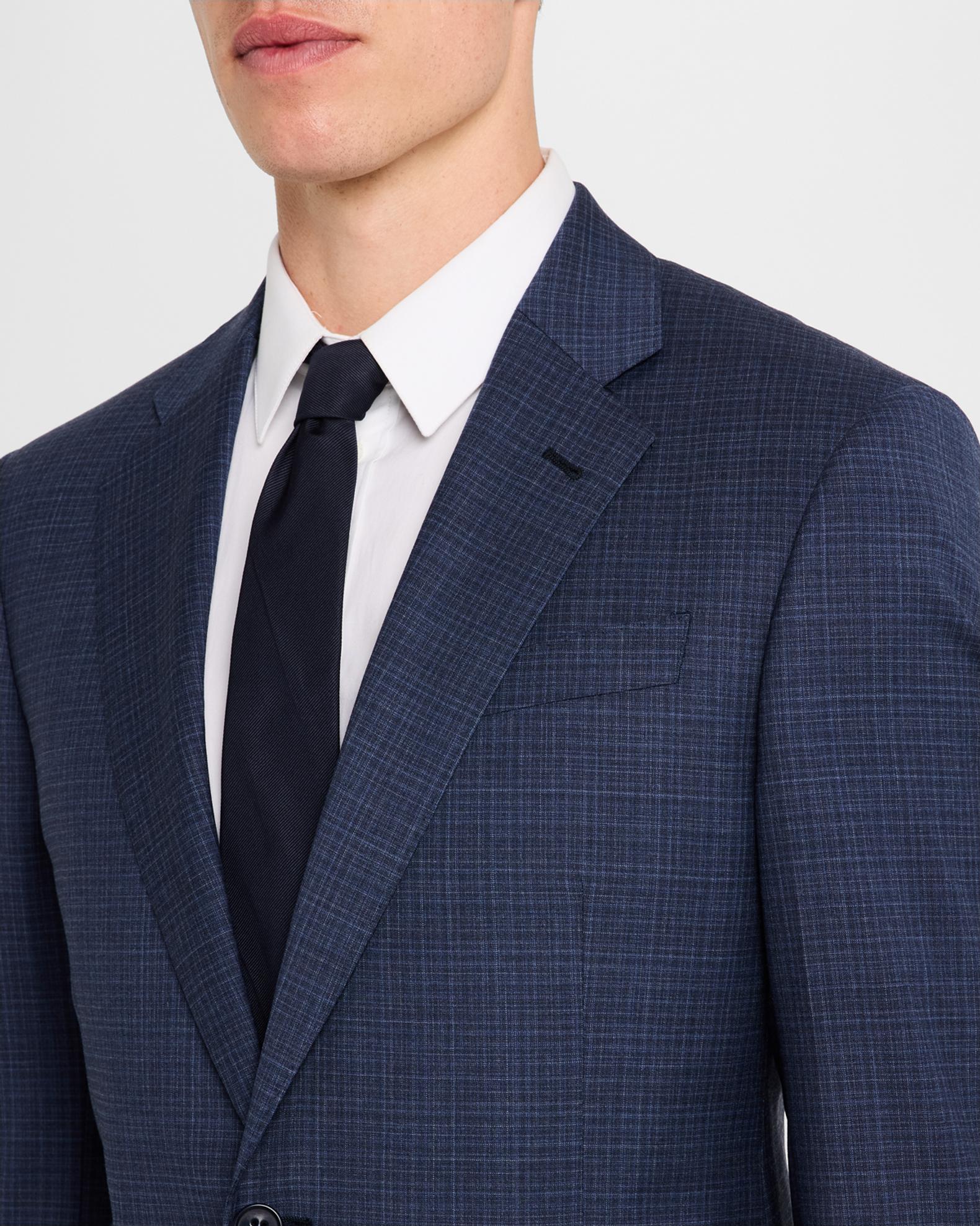 Emporio Armani Men's Wool Micro-Windowpane Suit | Neiman Marcus