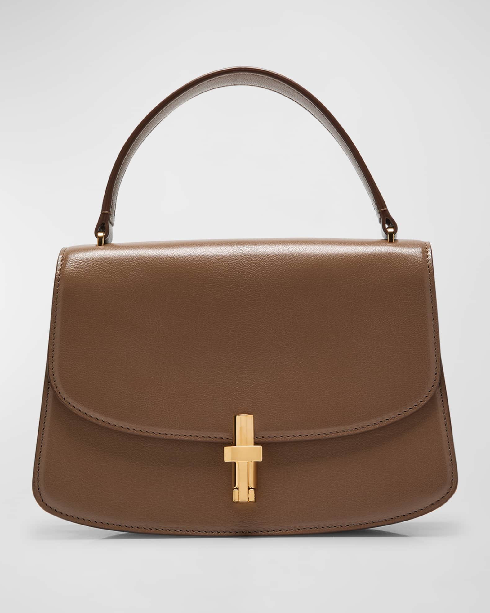 THE ROW Sofia Top-Handle Bag in Shiny Leather