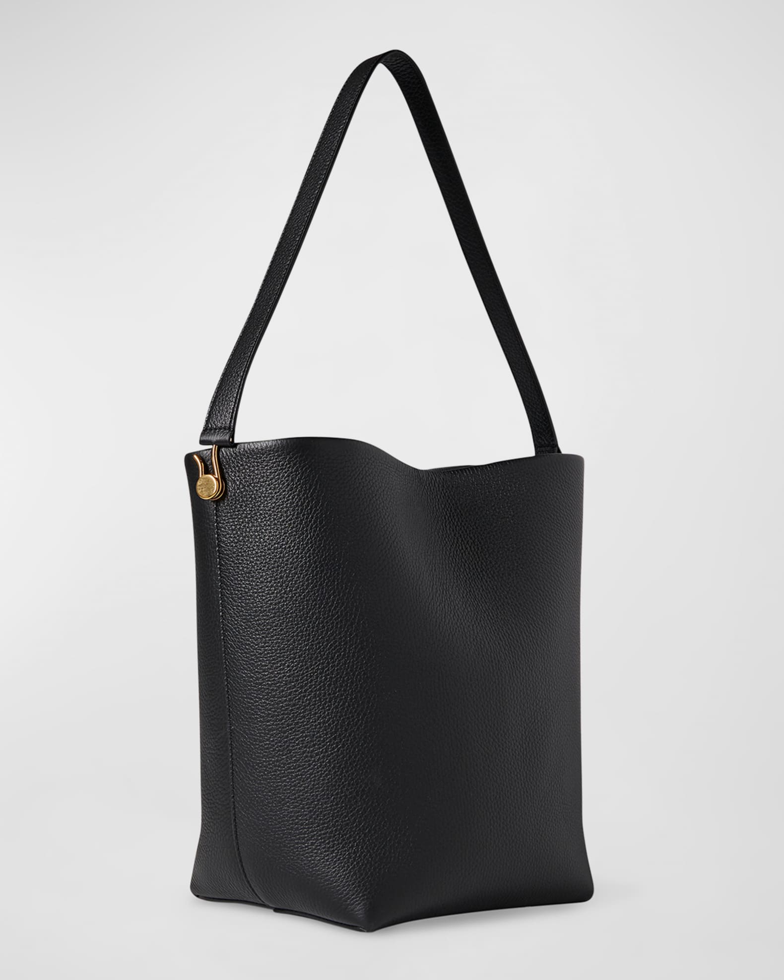 THE ROW Hook Large N/S Tote Gold in Lux Grained Calfskin