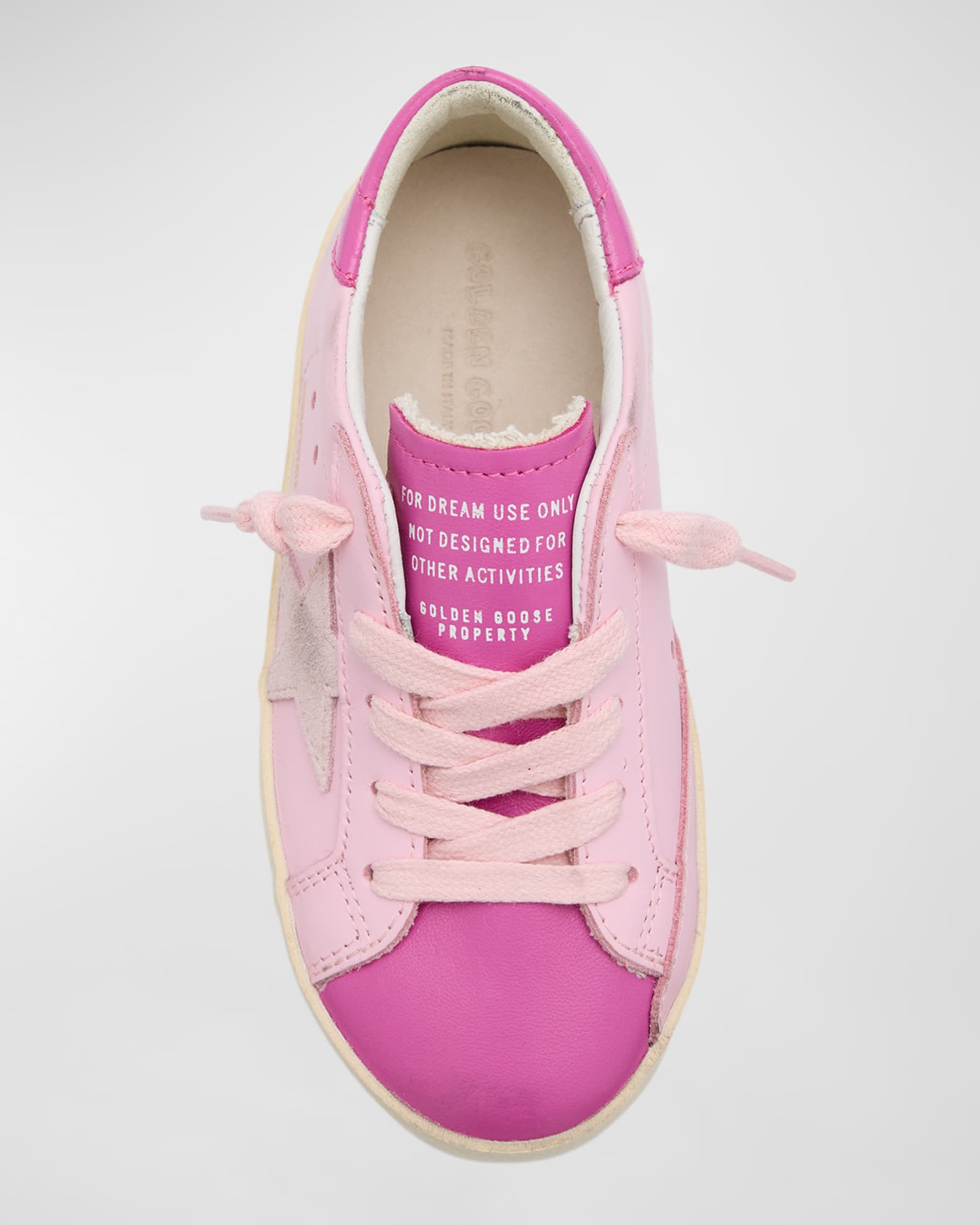 Golden Goose Girl's Superstar Leather Sneakers, Baby/Toddlers Neiman Marcus
