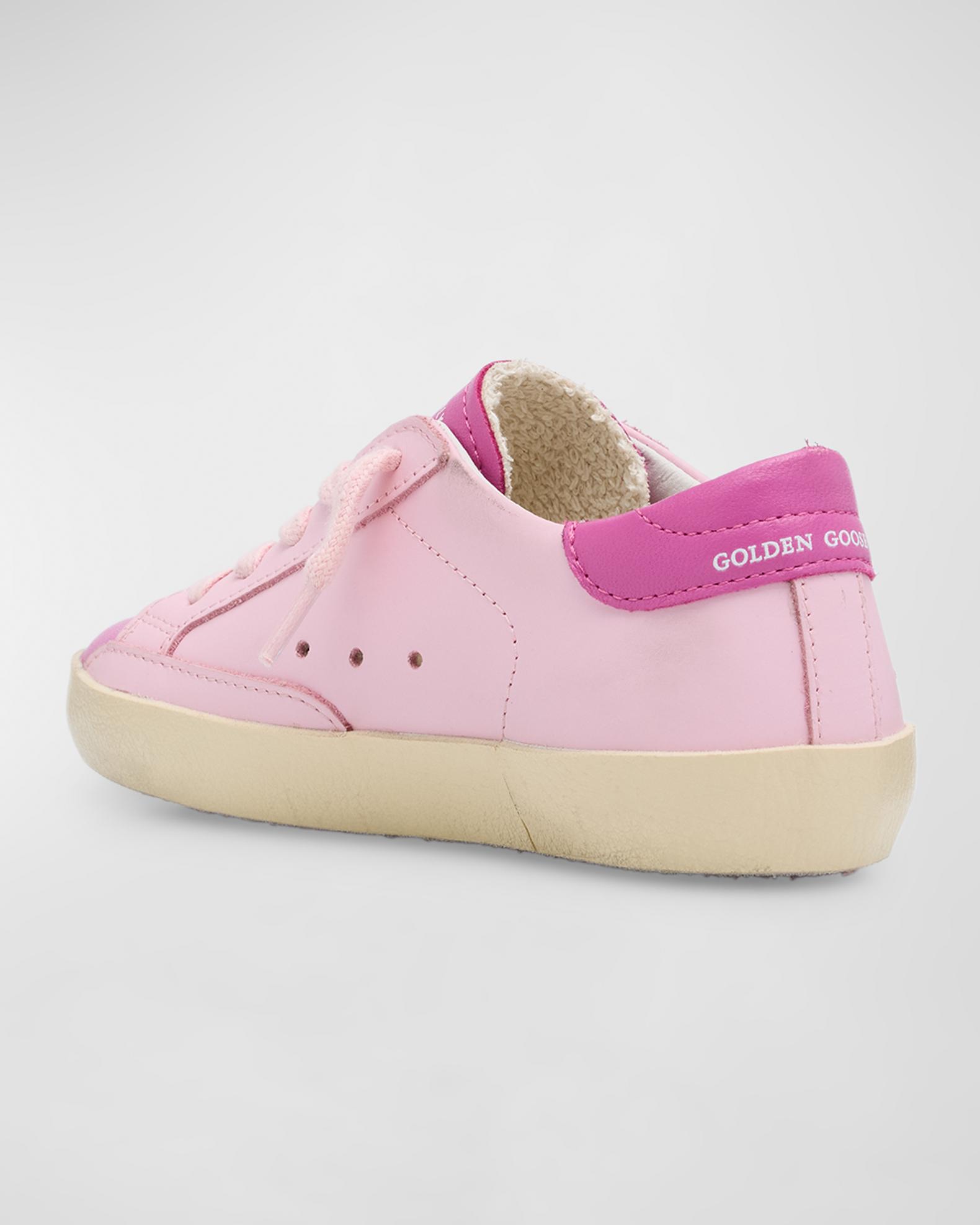 Golden Goose Girl's Superstar Leather Sneakers, Toddlers/Kids Neiman