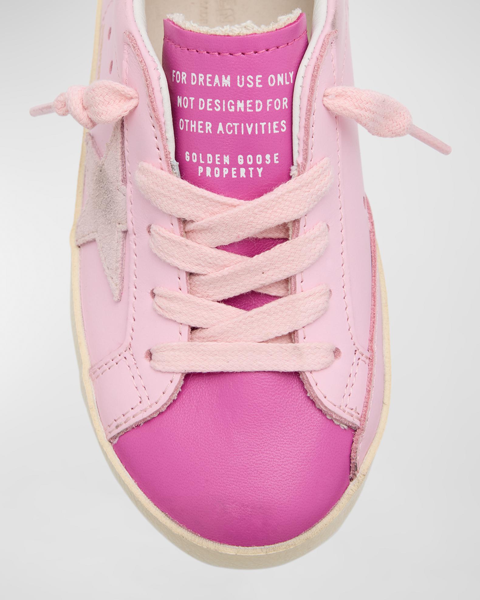 Golden Goose Girl's Superstar Leather Sneakers, Toddlers/Kids Neiman