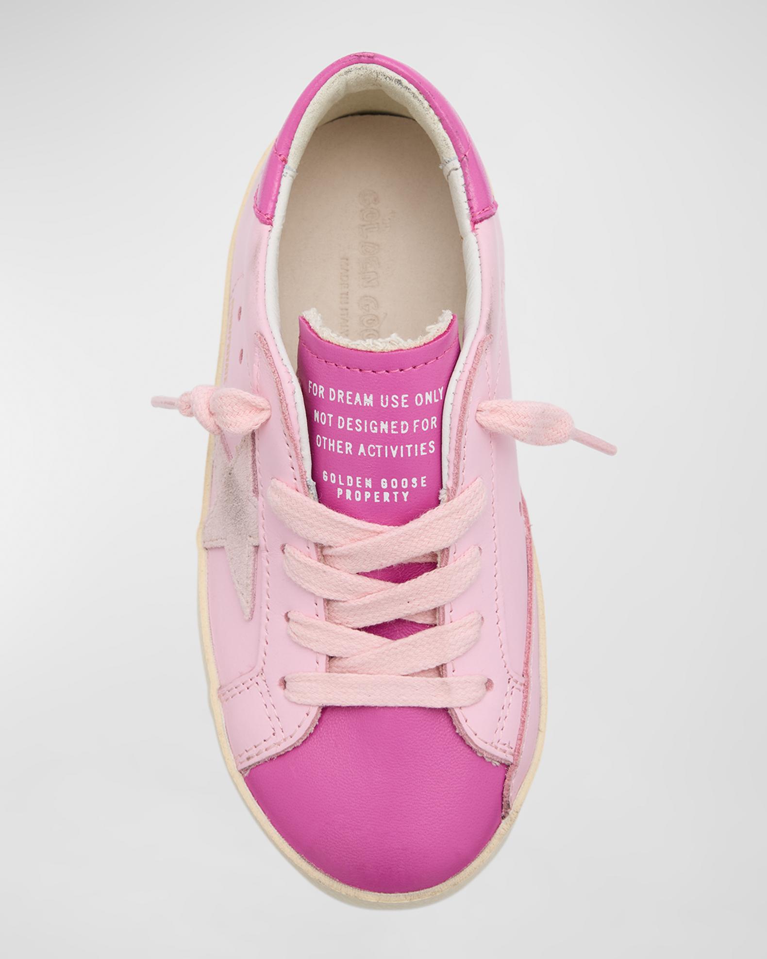Golden Goose Girl's Superstar Leather Sneakers, Toddlers/Kids Neiman