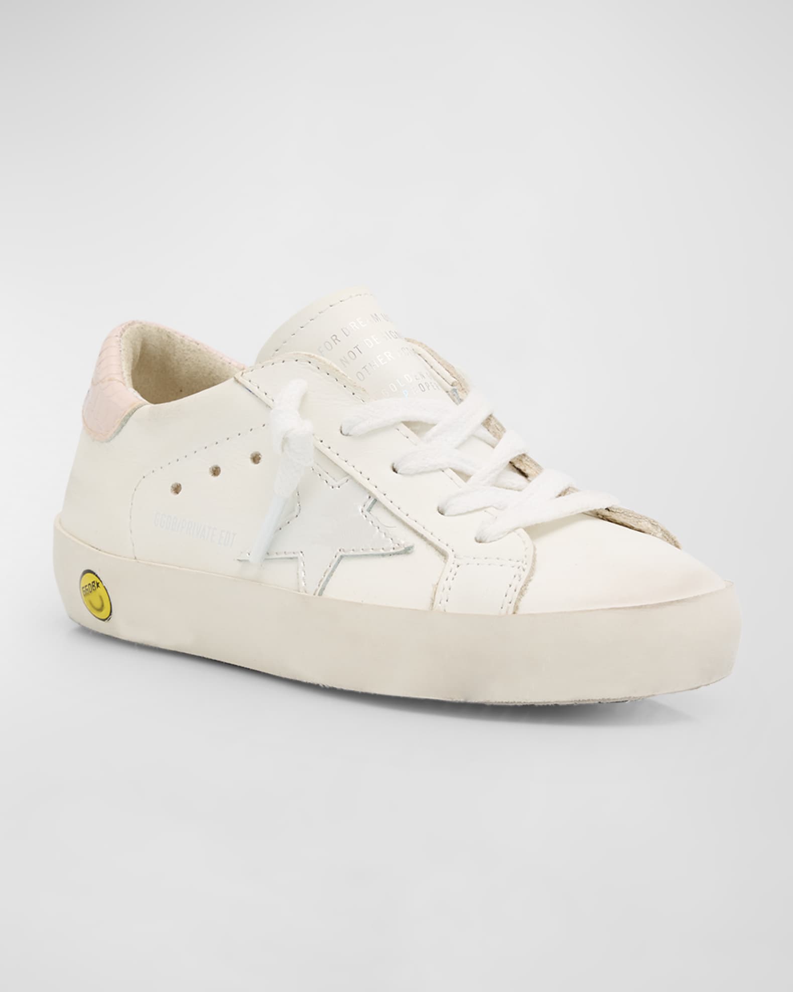Superstar Mixed Leather Low-Top Sneakers 1