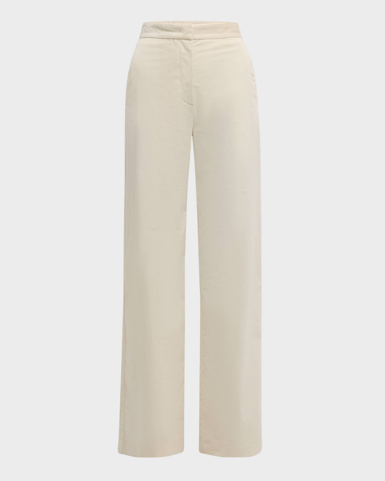Max Mara Tritone Wide-Leg Corduroy Trousers | Neiman Marcus
