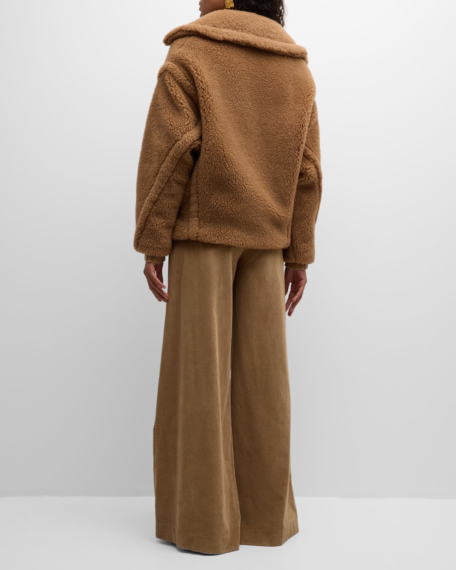 Max Mara Vanadio Camel Wool Overcoat | Neiman Marcus