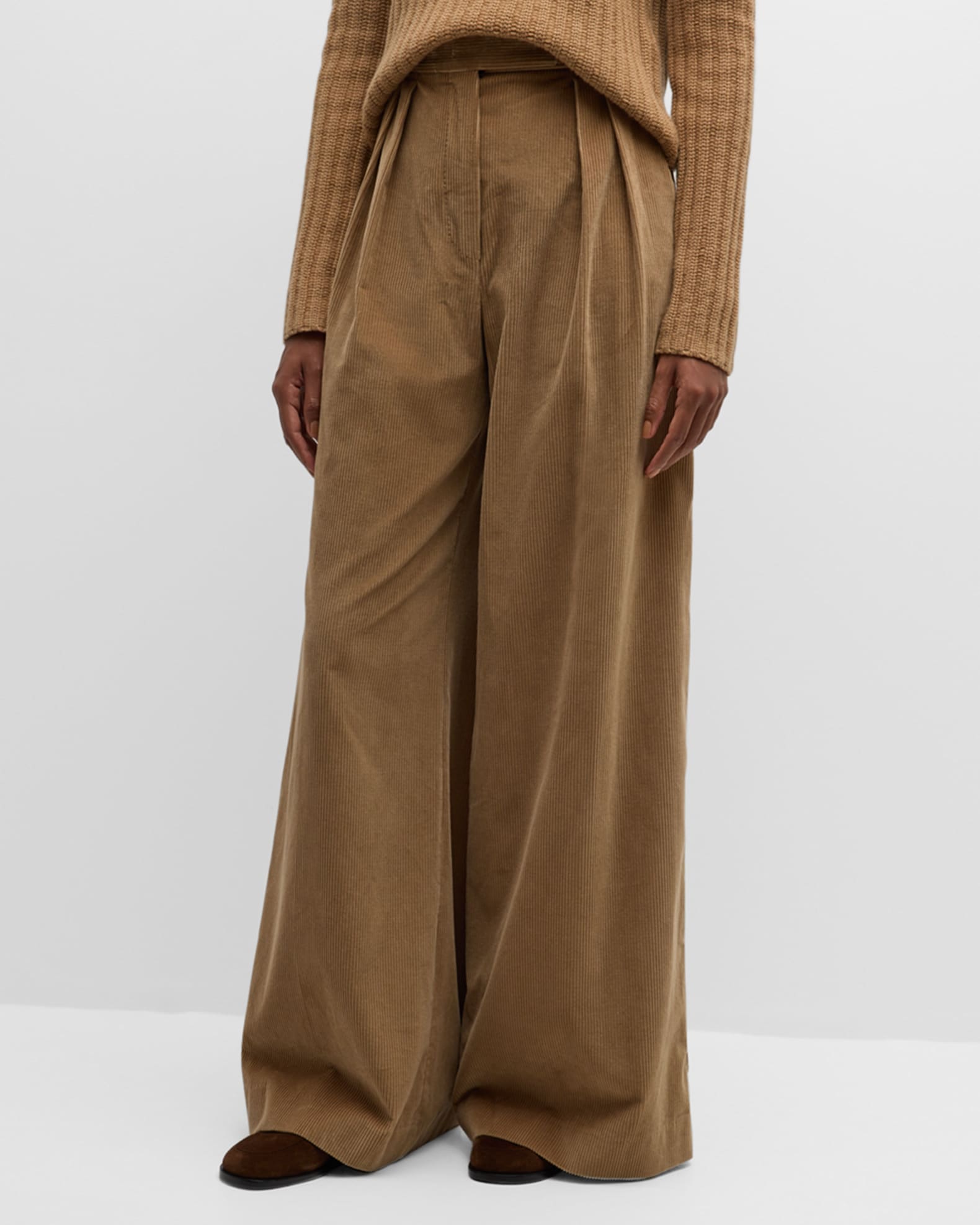 Max mara wide leg pants sale