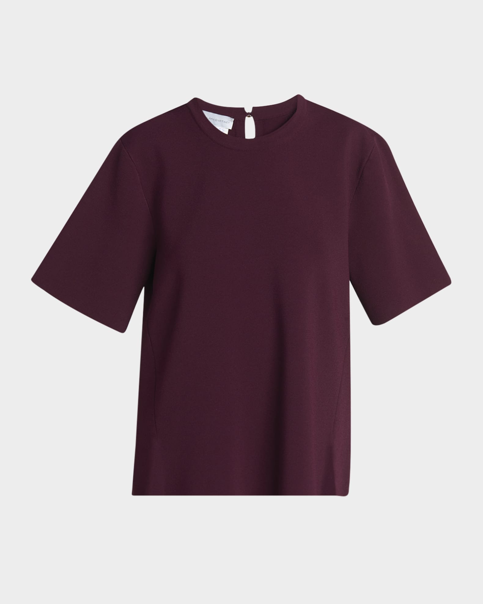 STELLA MCCARTNEY ショトスリフクルネックニットトレス Stella McCartney Short-Sleeve Compact Knit Top | Neiman Marcus
