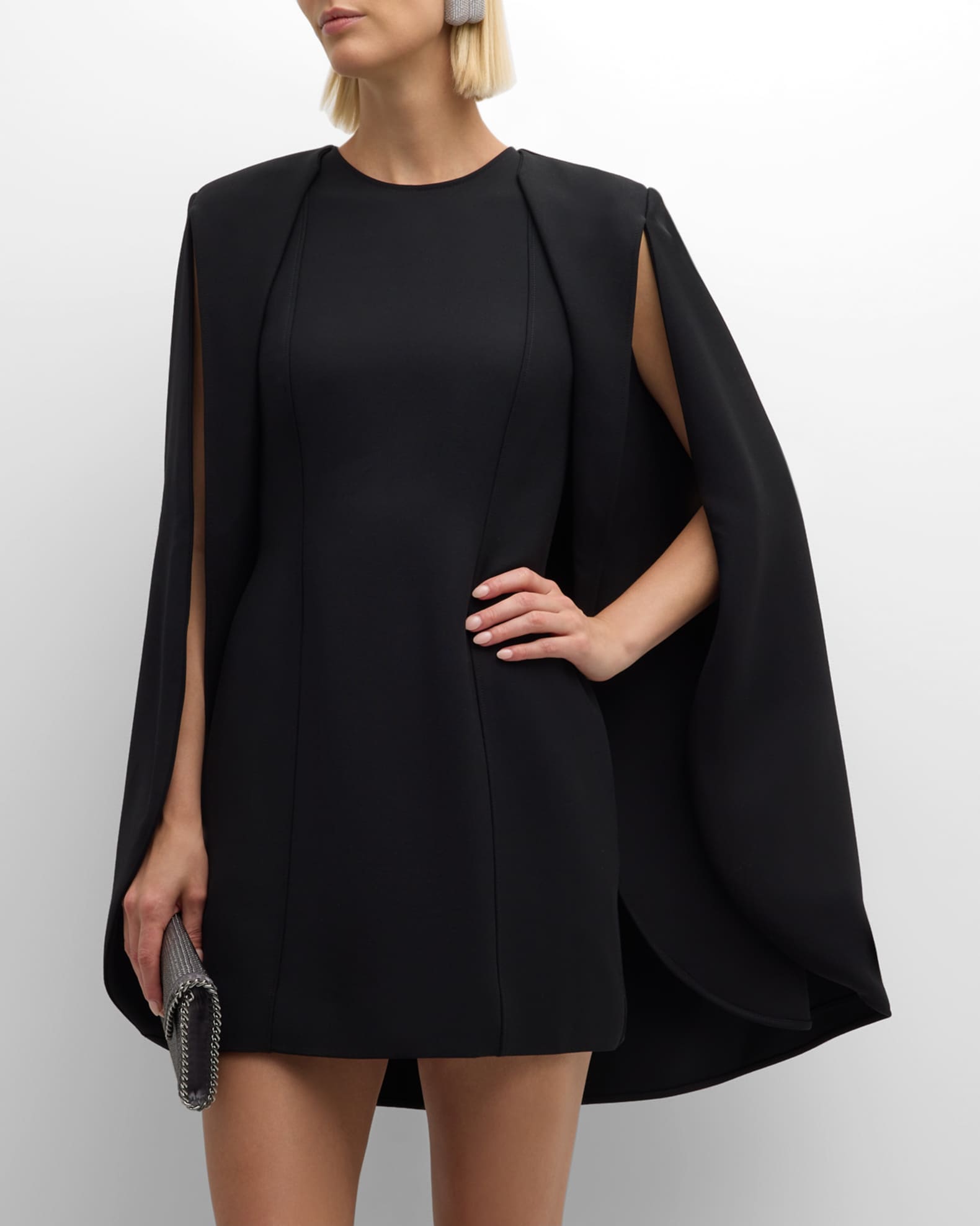 ワンピース Stella McCartney Cape mini dress d153acfd4a4bed4368aa4276dd1776