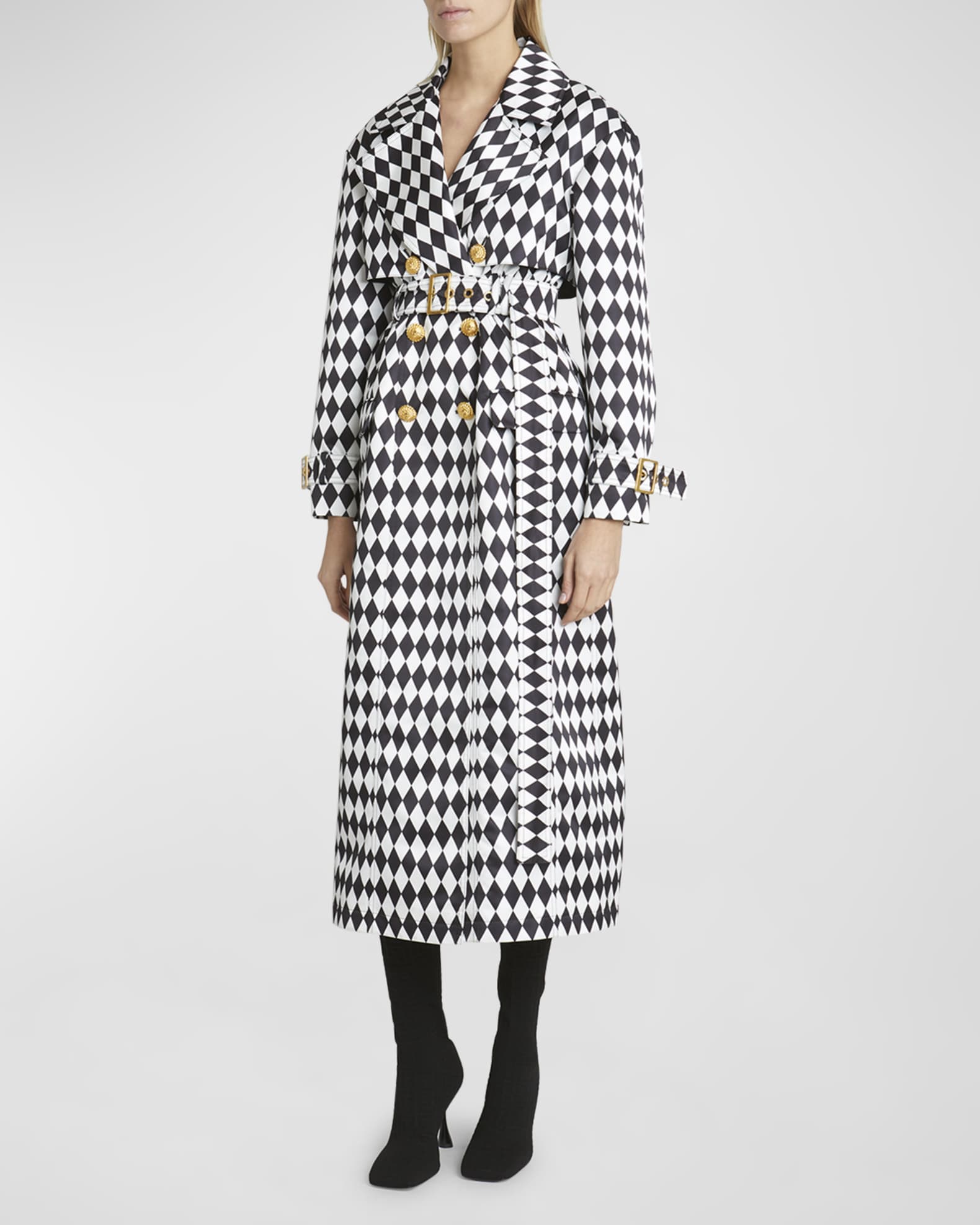 Balmain trench coat shop