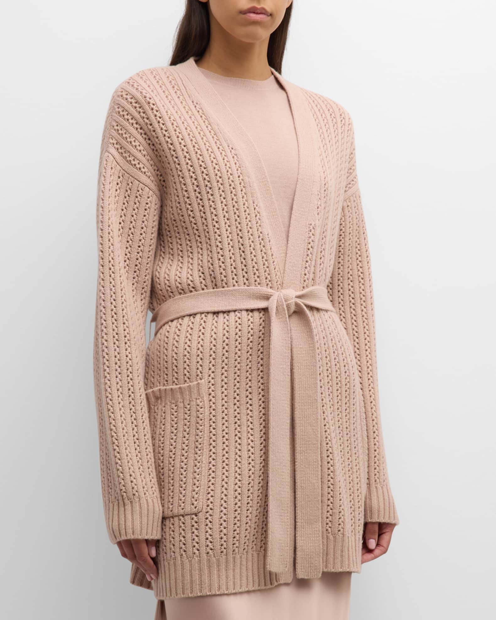 Max Mara WEEKEND カシミヤ混　ロング　ケーブル　カーディガン Max Mara マックスマーラ ウィークエンド WEEKEND MAX MARA