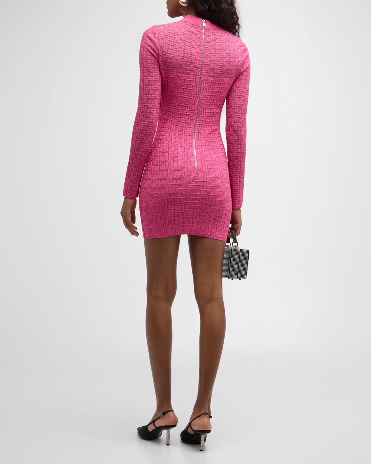 Balmain glitter dress 2025