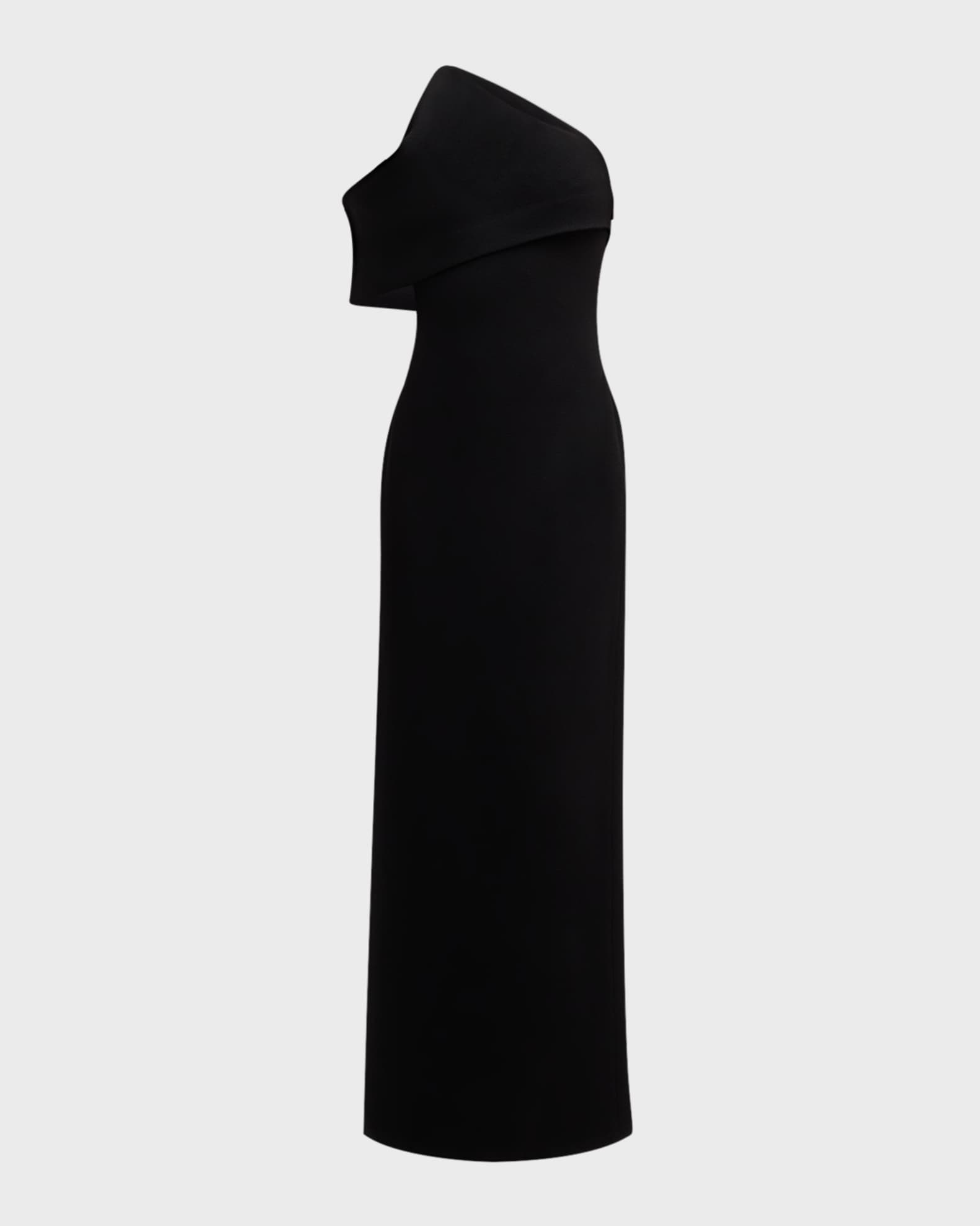 Brandon Maxwell The Romee Draped One Shoulder Column Gown Neiman Marcus