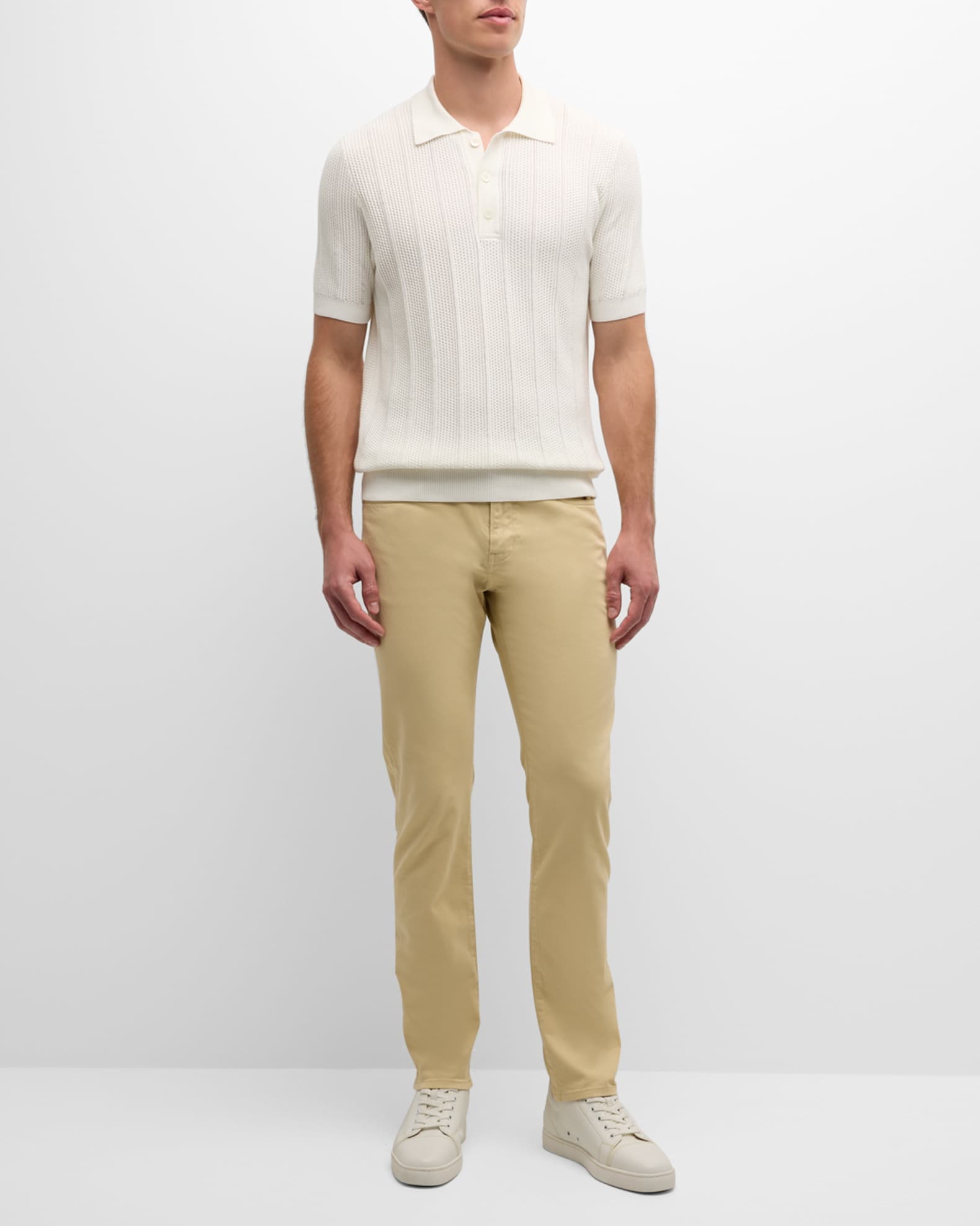 BOSS Men's Slim Cotton Five-Pocket Pants | Neiman Marcus
