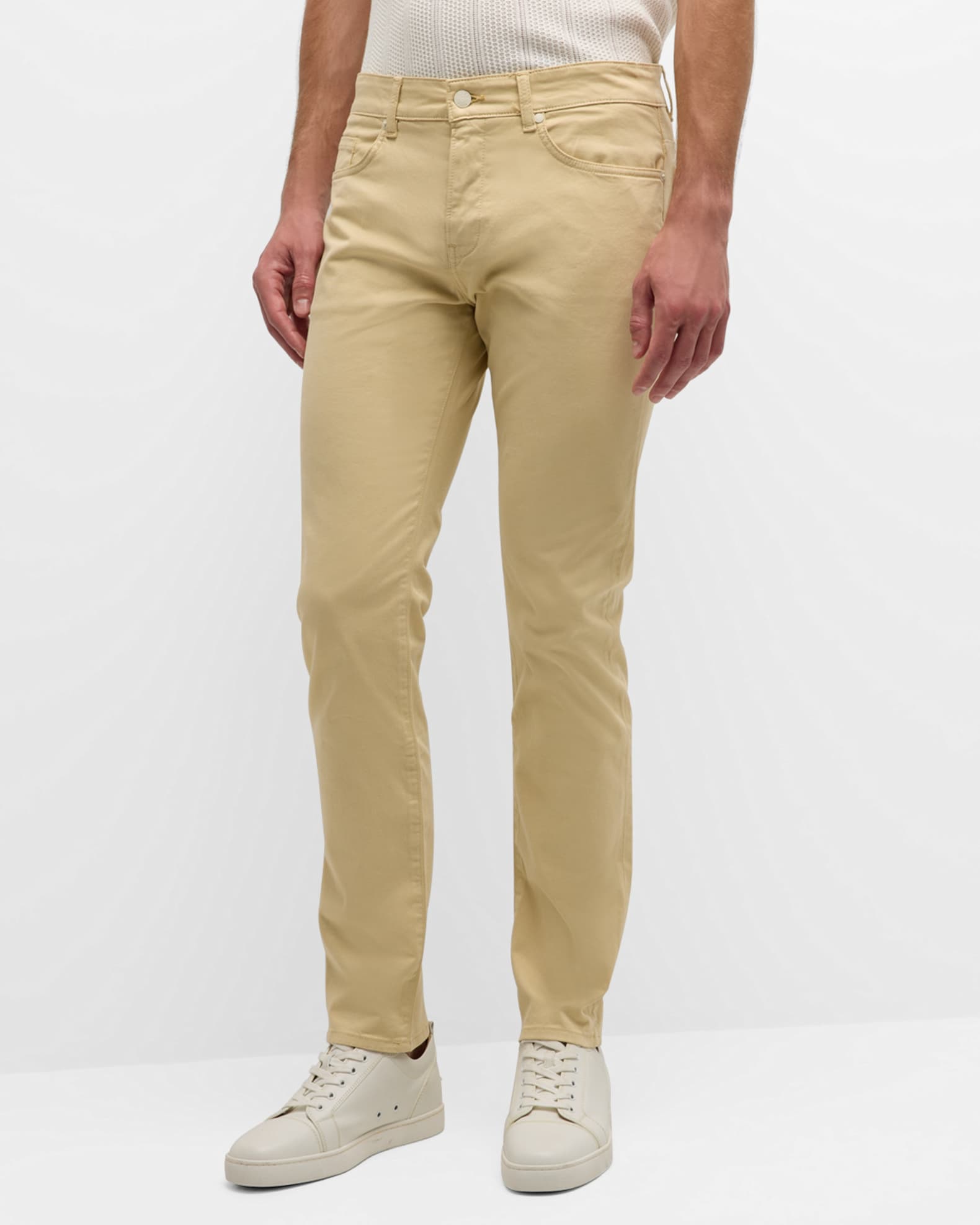 BOSS Men's Slim Cotton Five-Pocket Pants | Neiman Marcus