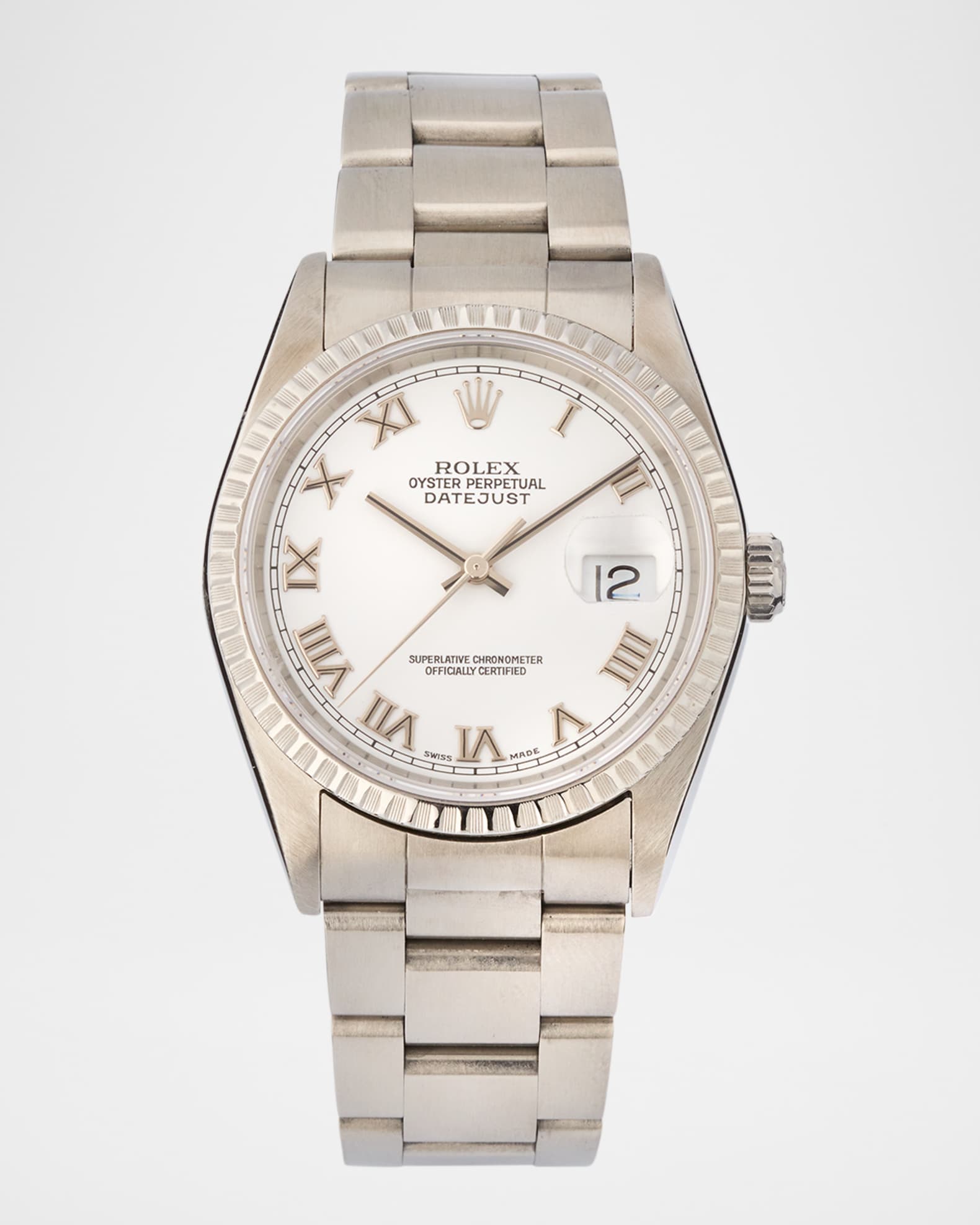Rolex Oyster Perpetual Datejust 36mm Vintage 2002 Watch 0