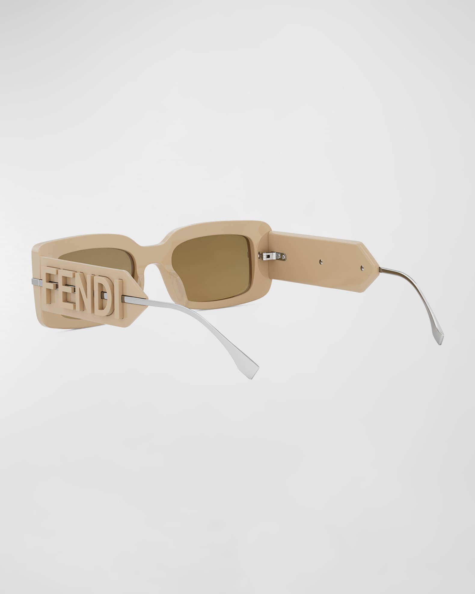 Fendigraphy Acetate Rectangle Sunglasses  1