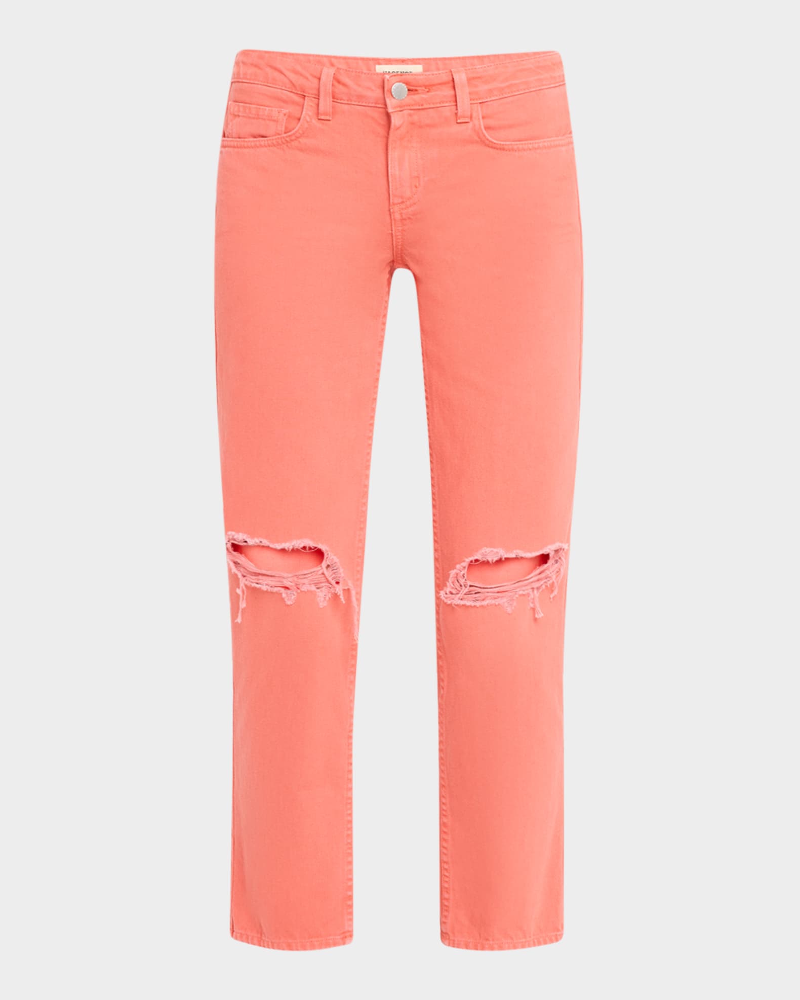 Nevia Low-Rise Slouchy Straight Jeans 0